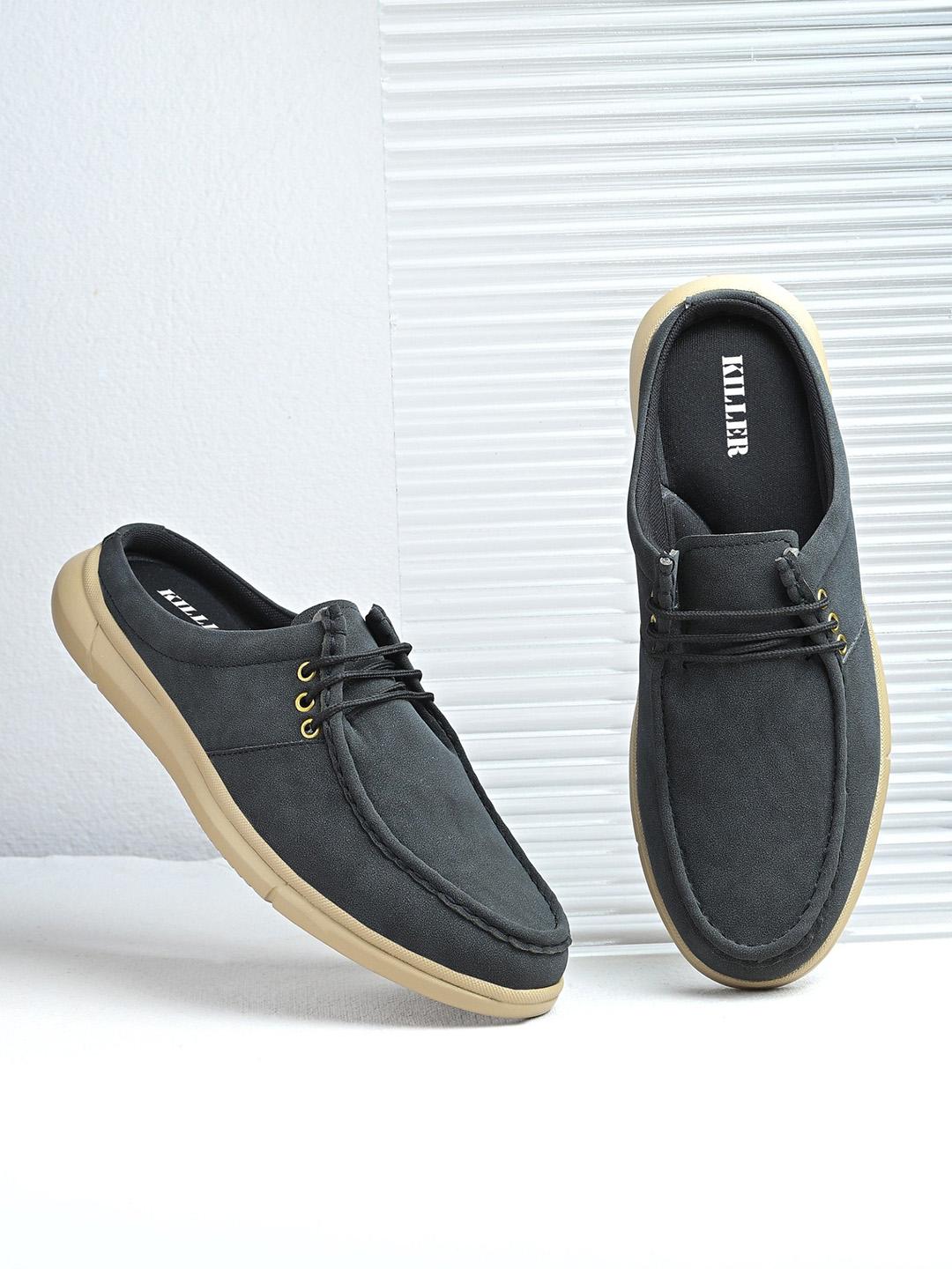 Killer Men Lace-Up Round Toe Cushioned Footbed Lightweight Derbys