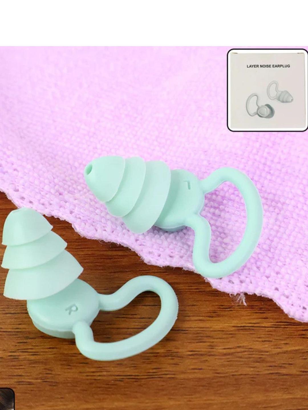 DeoDap Multicolors Silicone Noise Reduction Earplugs