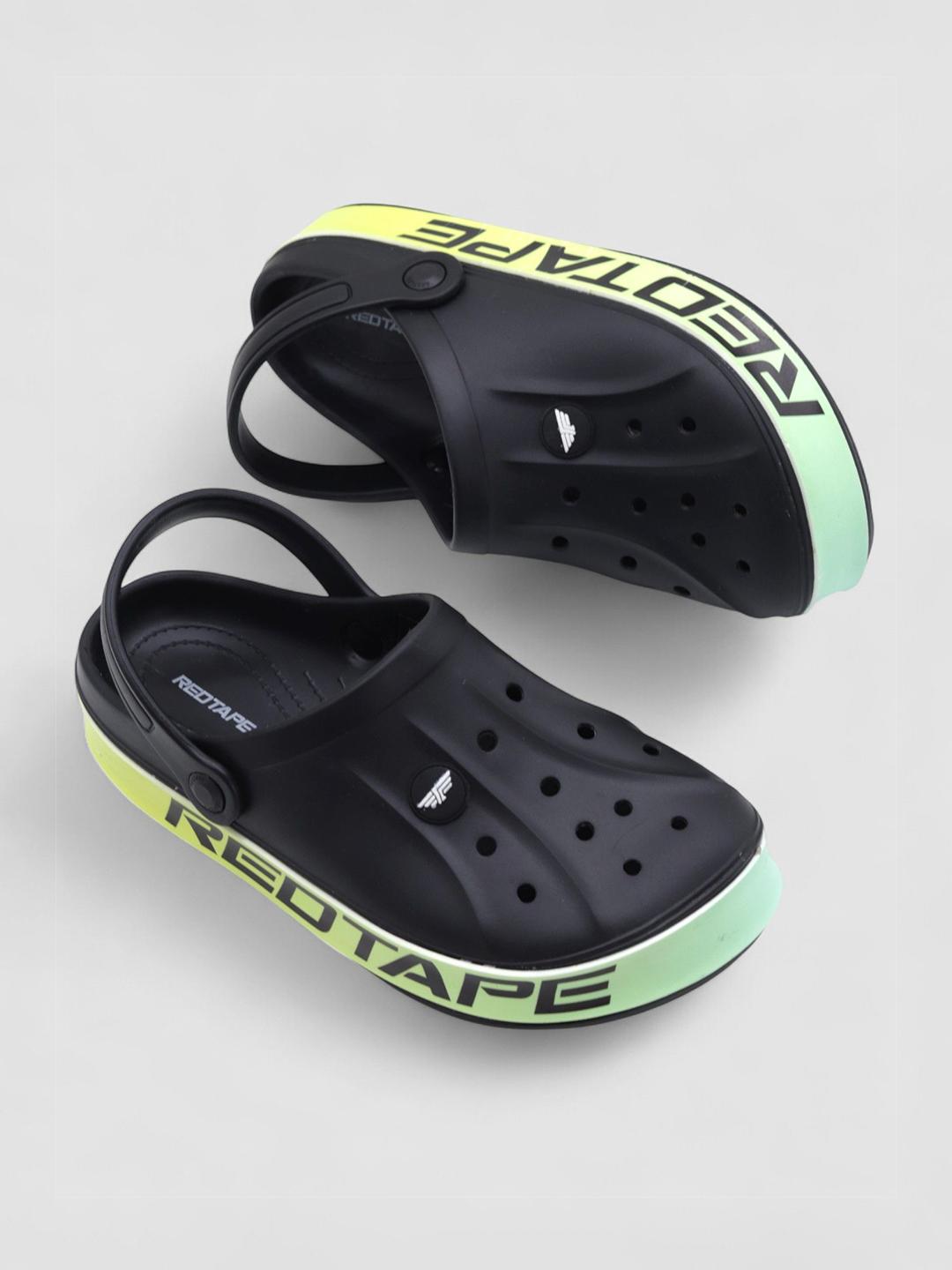 Red Tape Men Self Design Clogs Red - Image 1