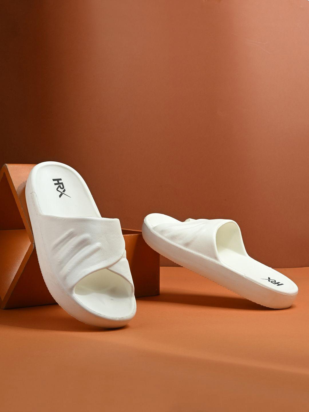 Buy HRX by Hrithik Roshan Textured Rubber Sliders - Flip Flops for