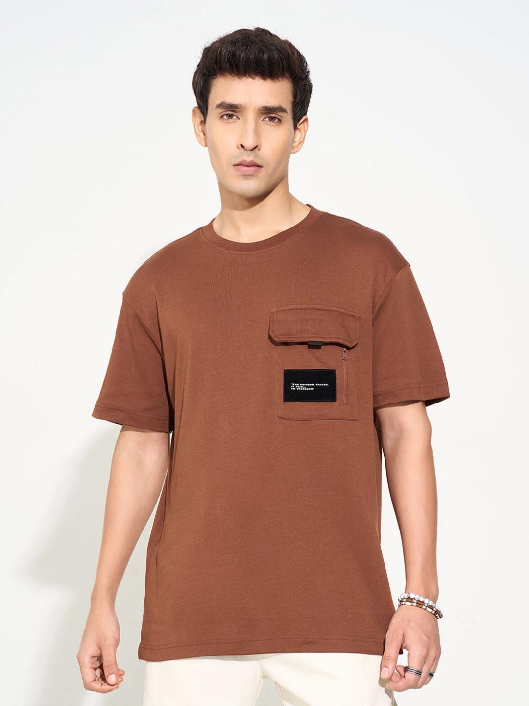 Buy Street 808 by Pantaloons Men Round Neck Relaxed Fit T-shirt
