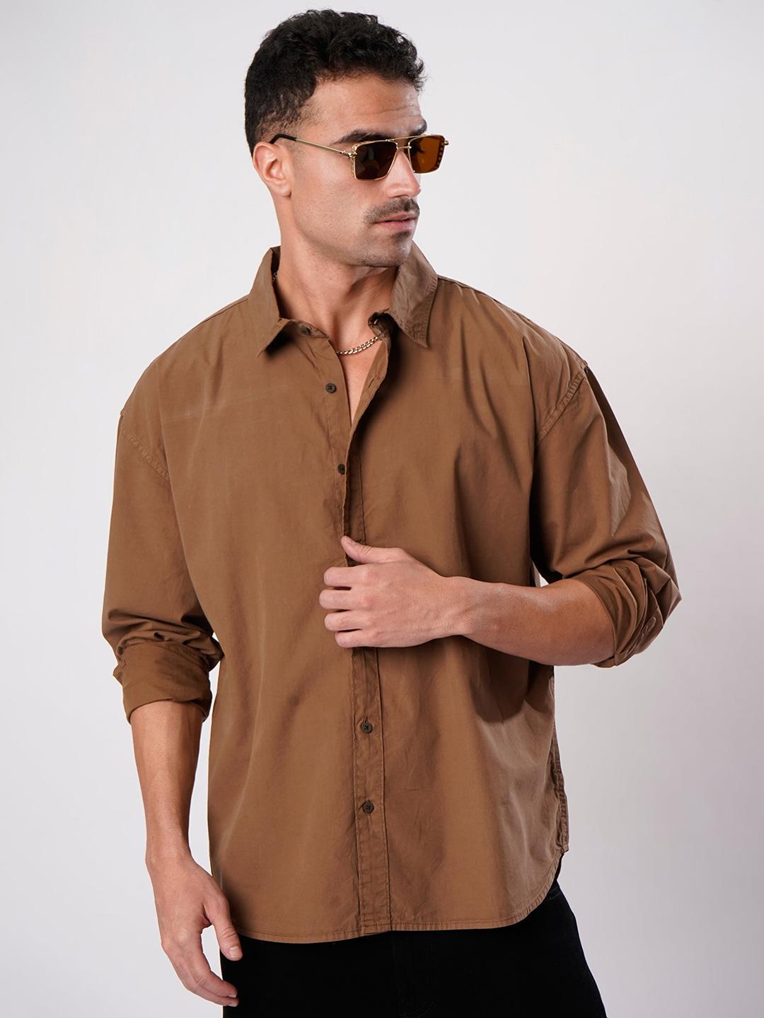 Buy Bene Kleed Men Pure Cotton Oversize Casual Shirt Shirts for