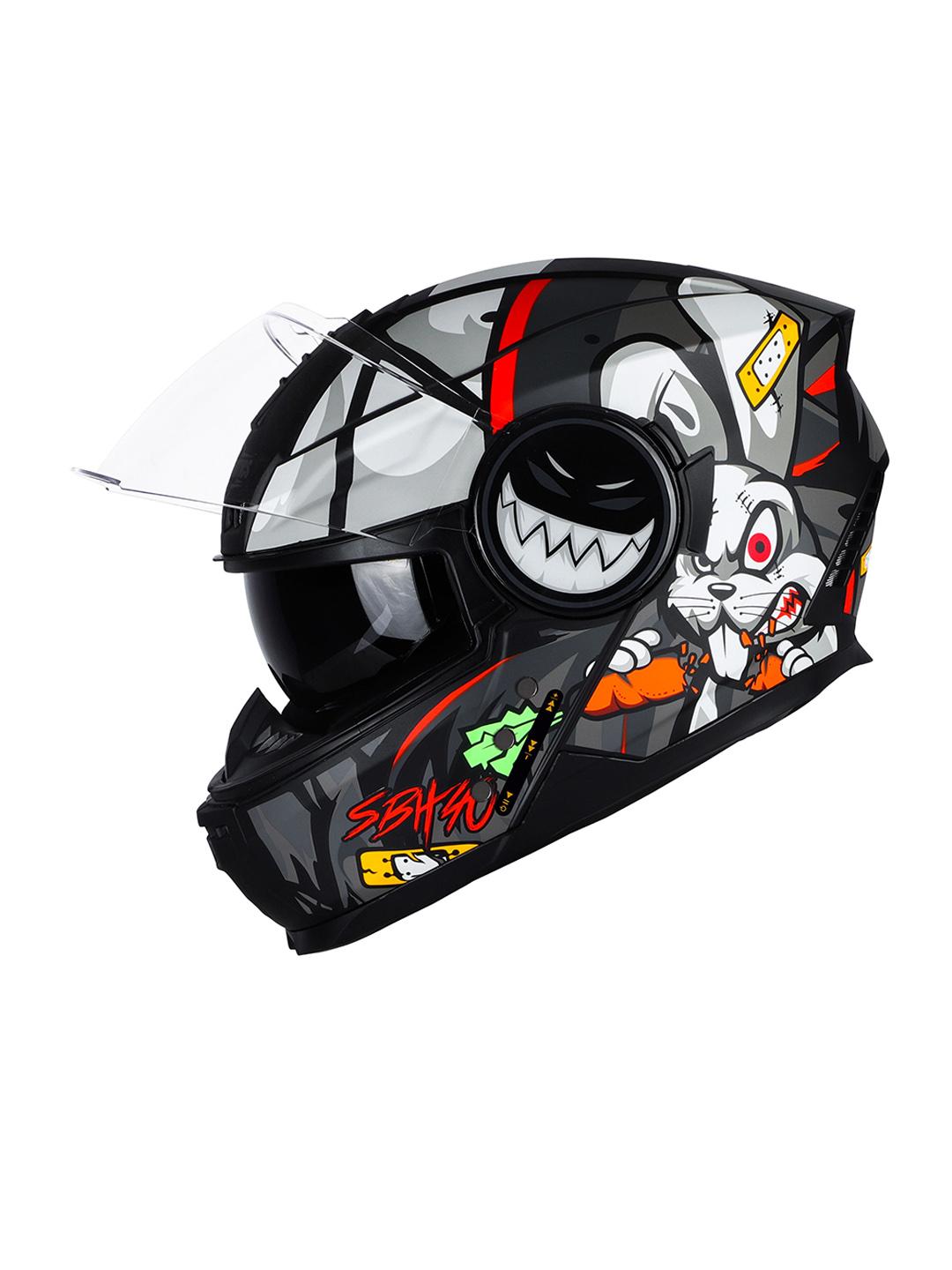 Buy Steelbird SBH 40 Crazy Doe Bluetooth Full Face ISI Certified