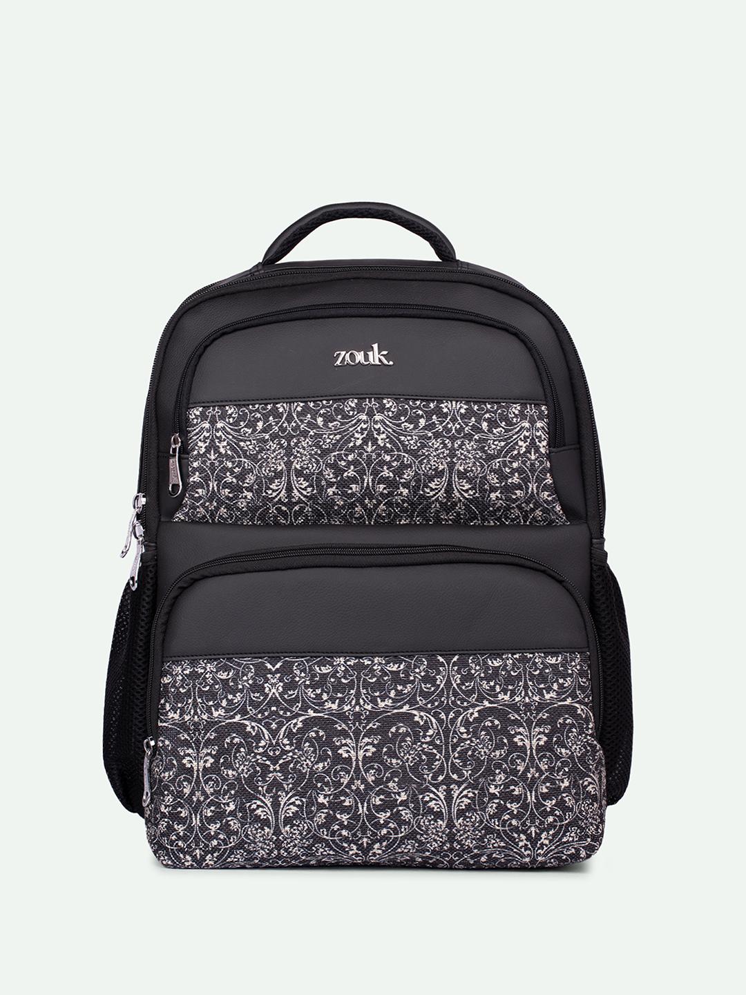 Buy ZOUK Lattice Lace Unisex Floral Printed Vegan Leather Padded