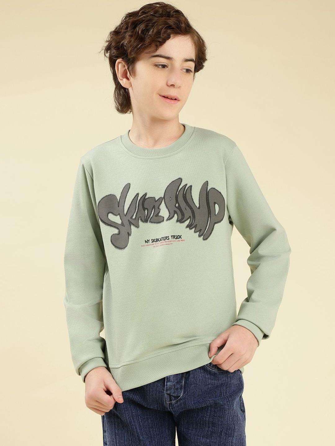 Lil Tomatoes Oilgreen Typographic Sweatshirt - Image 1