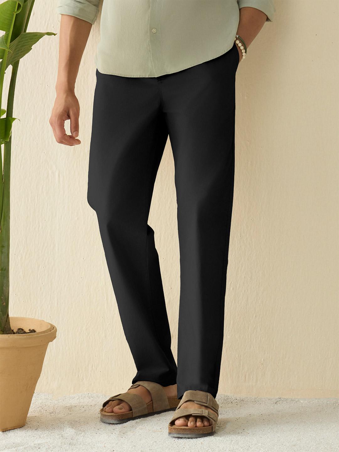Buy XYXX Zen Men Cotton Solid Relaxed Pant - Lounge Pants for Men