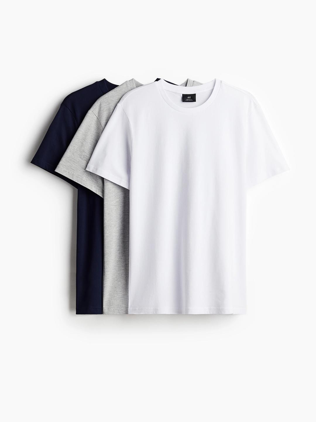 Buy H&M Men Pack Of T-Shirts Tshirts for Men 30064811 Myntra