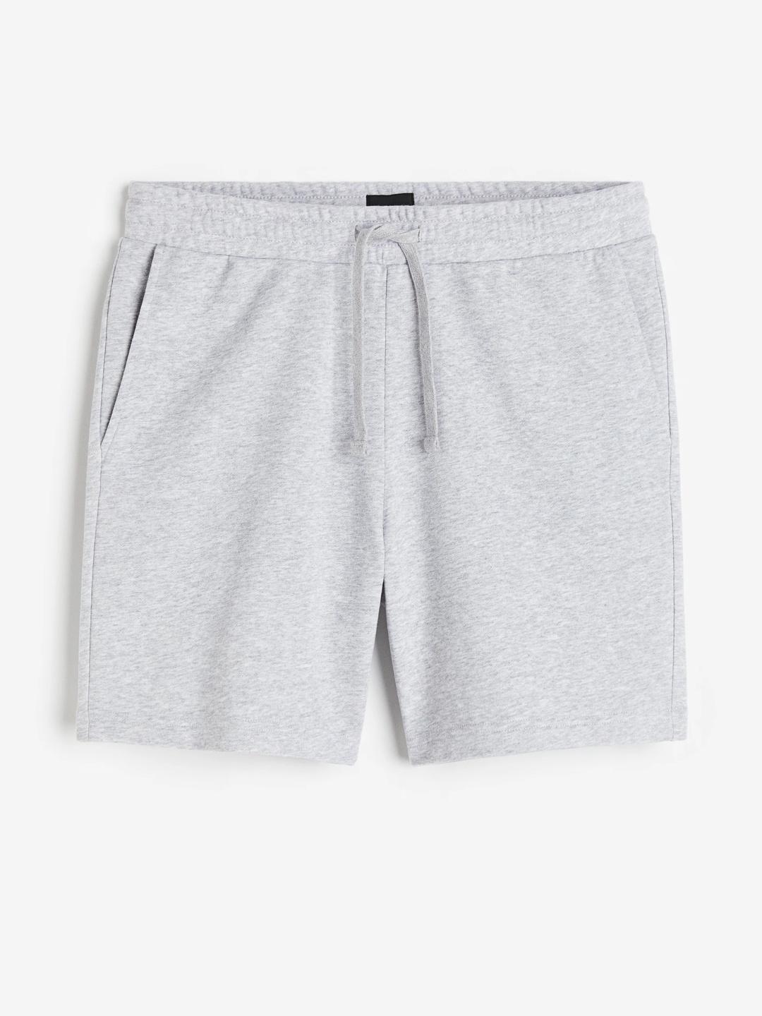 Regular Fit Grey Sweat Shorts For Men H&M Men Regular Fit Sweatshorts