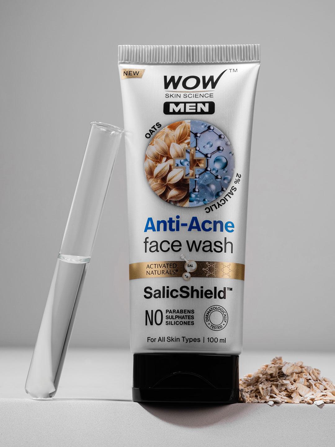 WOW SKIN SCIENCE Anti Acne Face Wash 100ml - Image 1