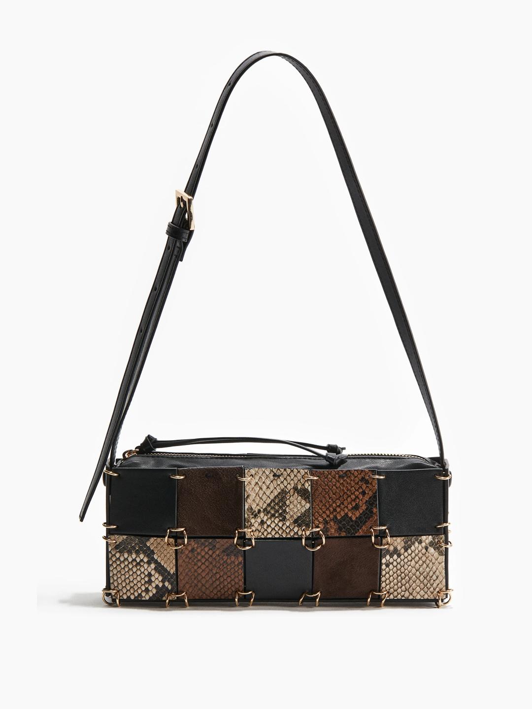 Buy H&M Women Animal Printed Interlinked Shoulder Bag Handbags