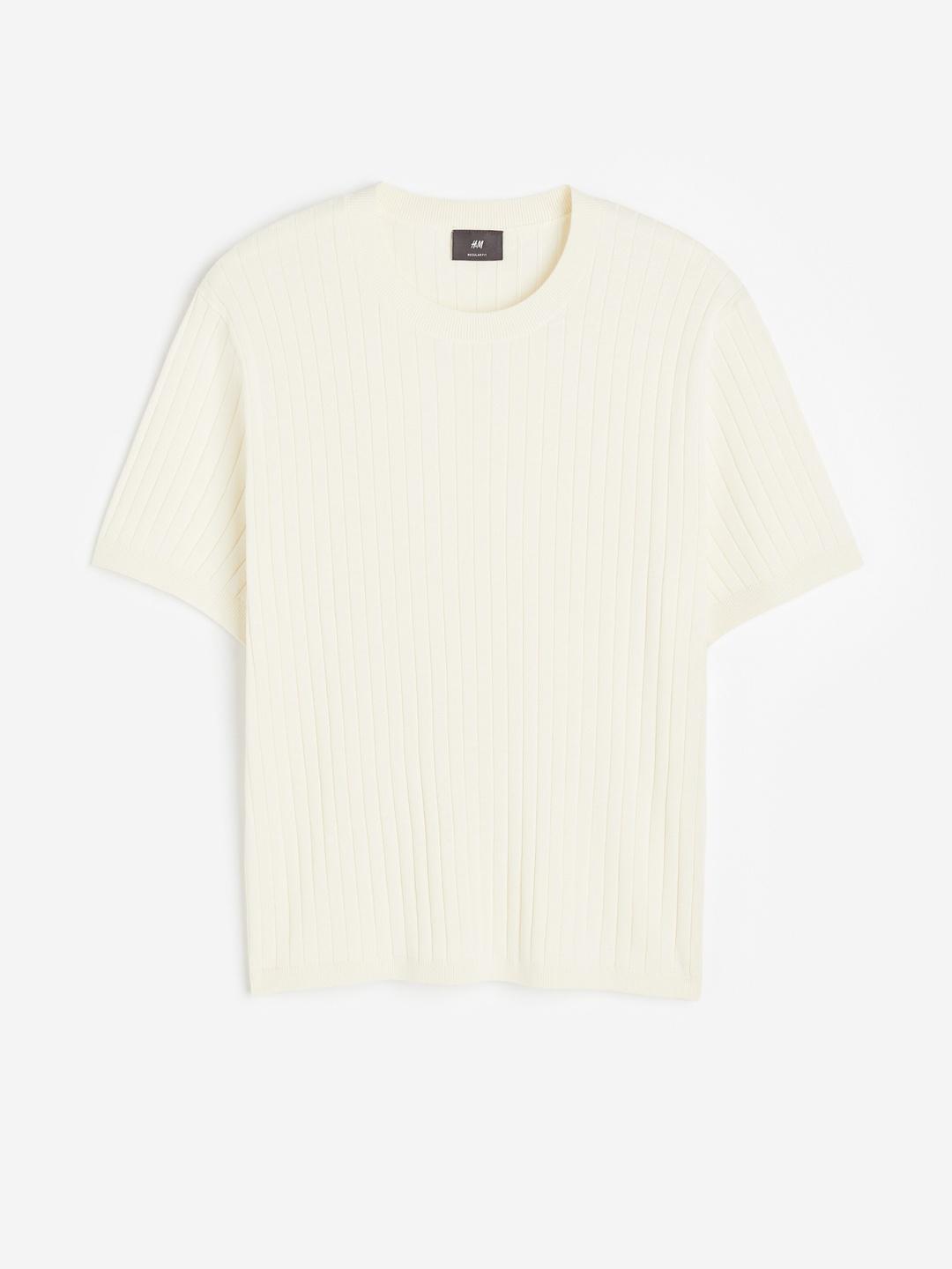 BASIC RIB T-SHIRT　XS BASIC CONTRAST RIB T-SHIRT - Dark green | ZARA India