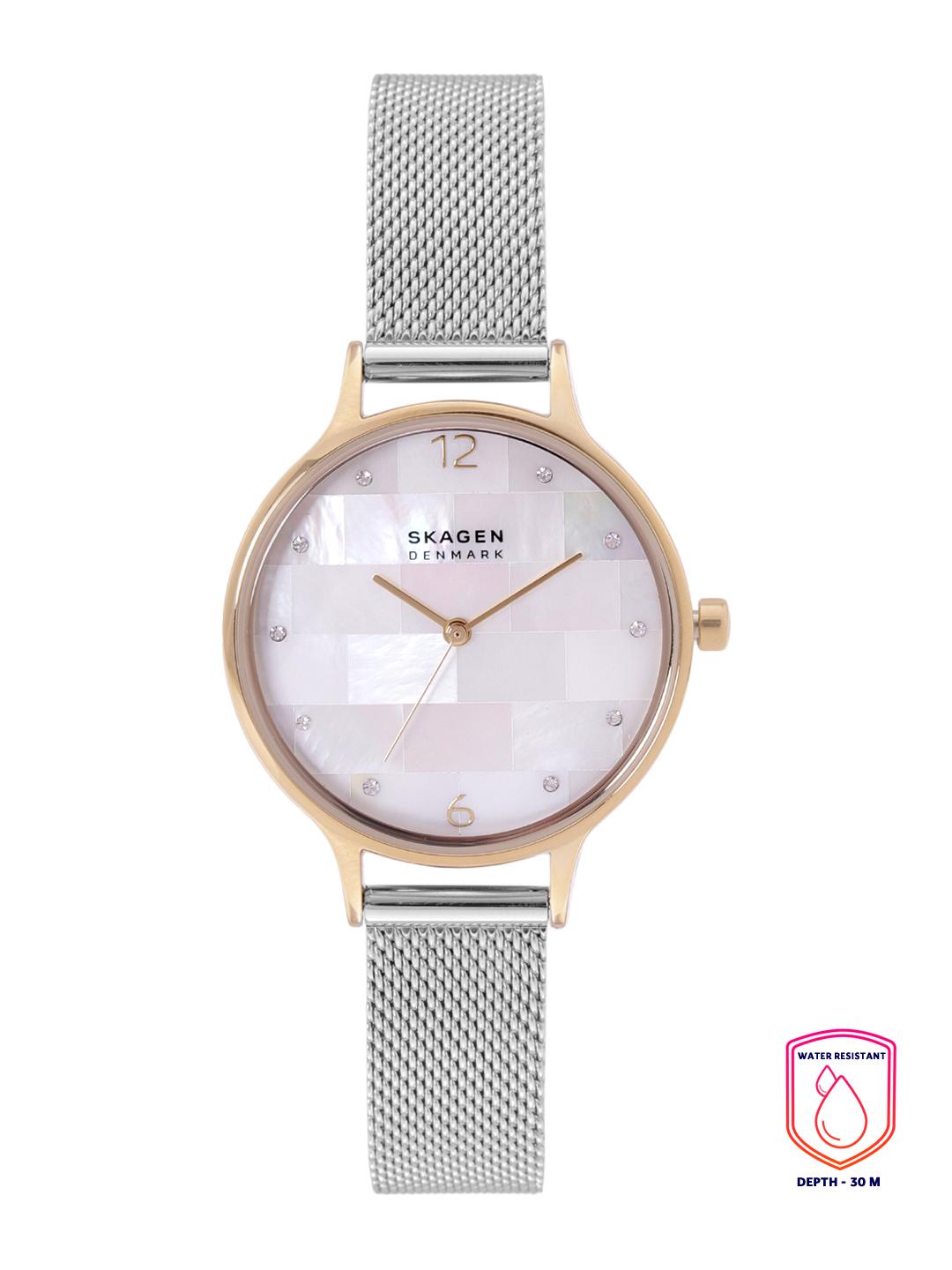 Buy SKAGEN Women White Mother of Pearl Dial Analogue Watch  display picture 3
