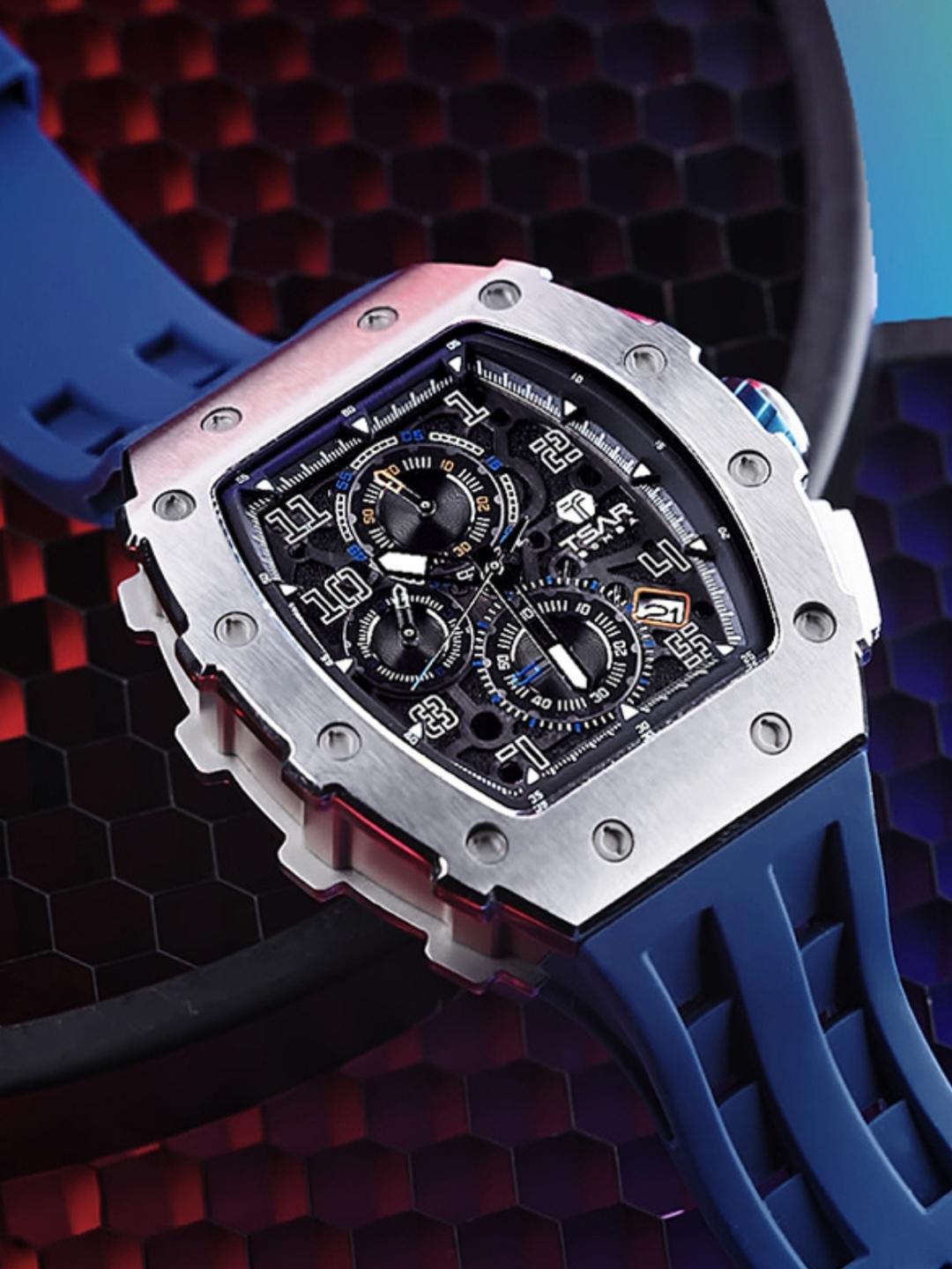 Buy Tsar Bomba Elemental Men Luxury Chronograph Skeleton
