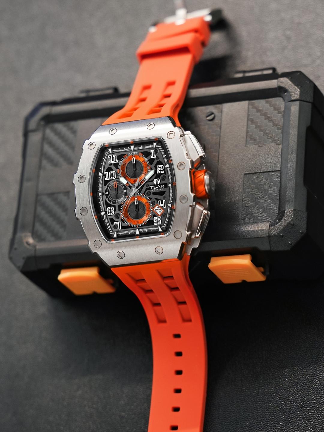 Buy Tsar Bomba Elemental Men Luxury Chronograph Skeleton