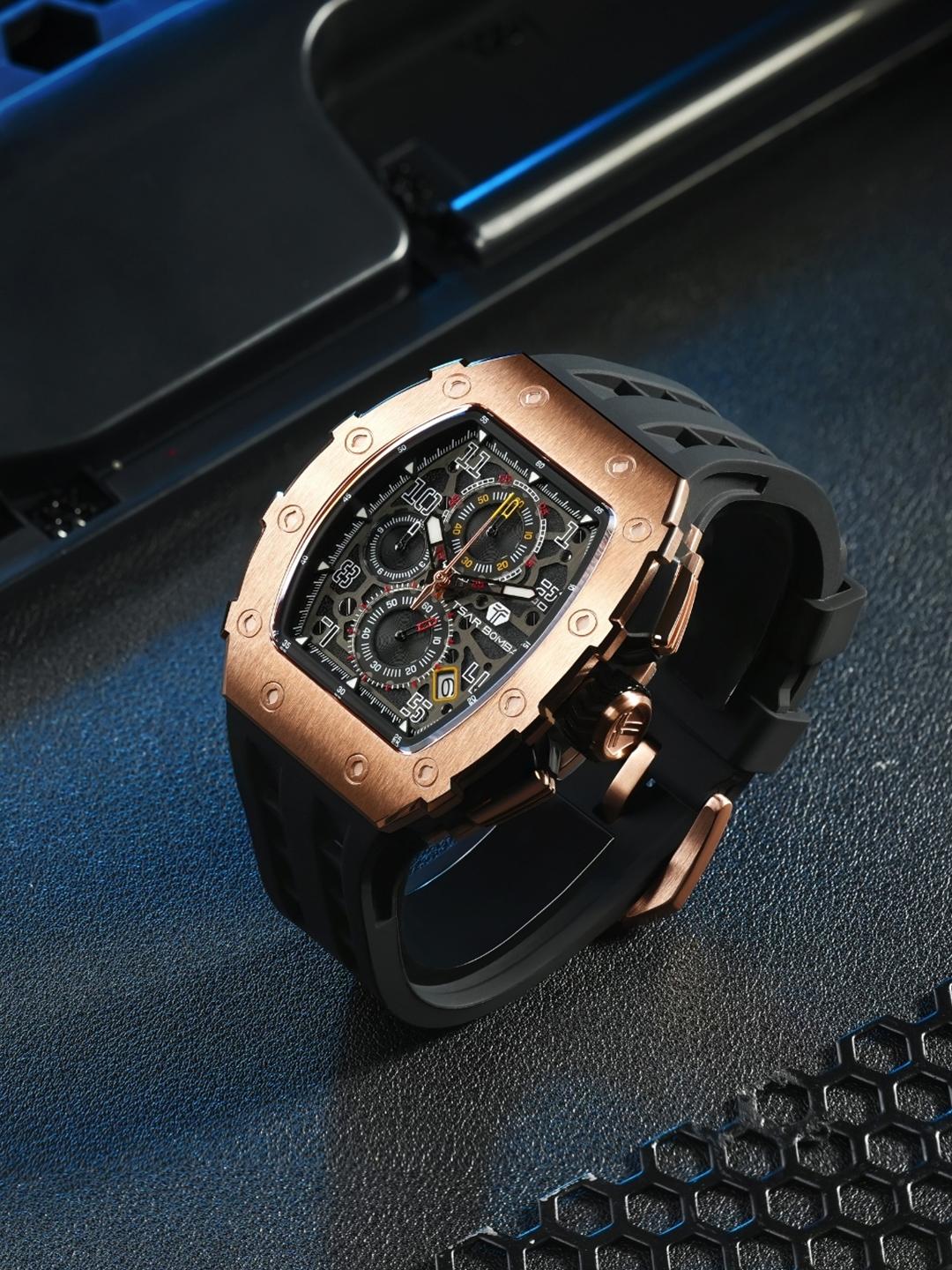 Buy Tsar Bomba Elemental Men Luxury Chronograph Skeleton