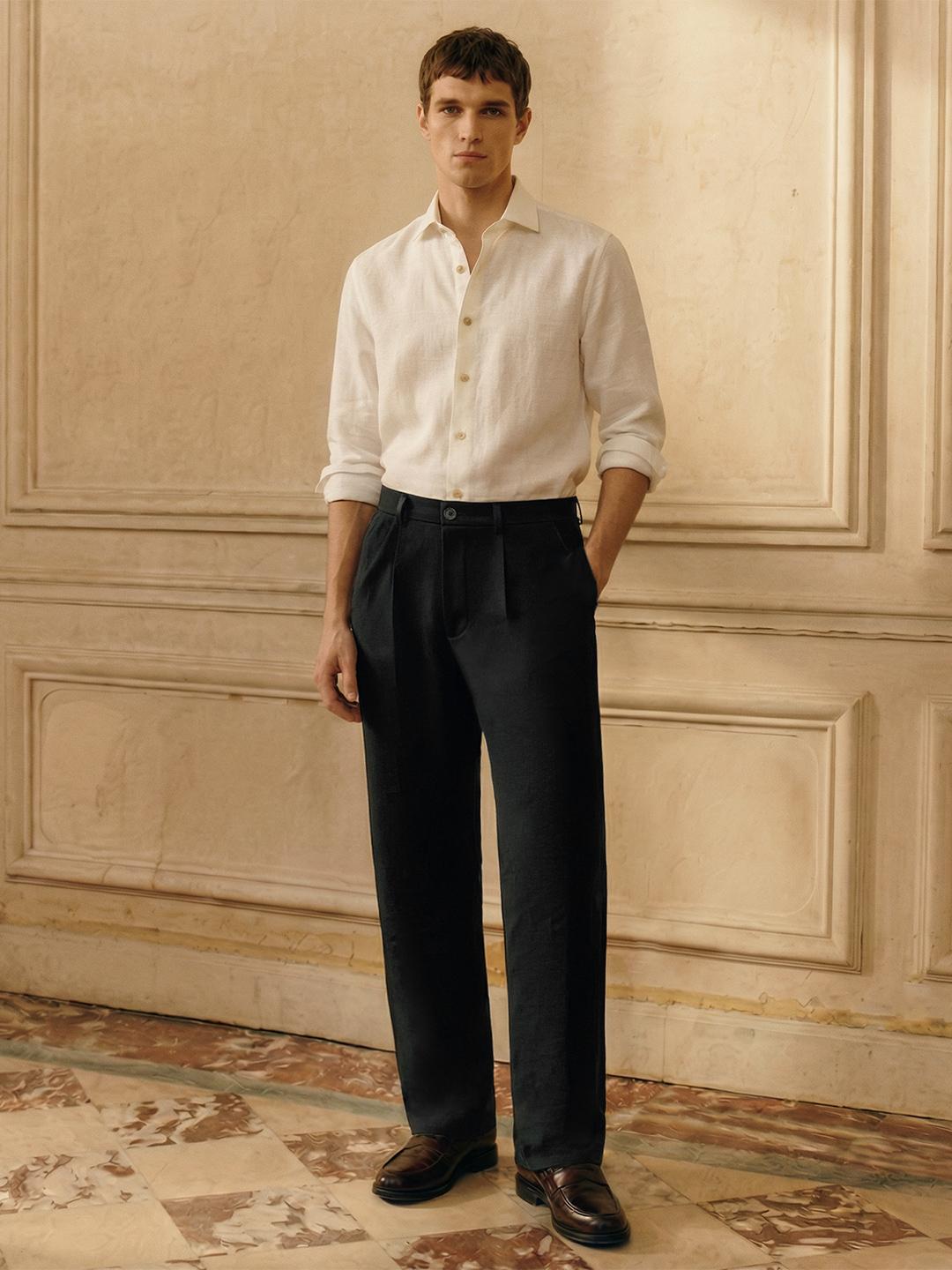 VAHRO Textured Relaxed Pant