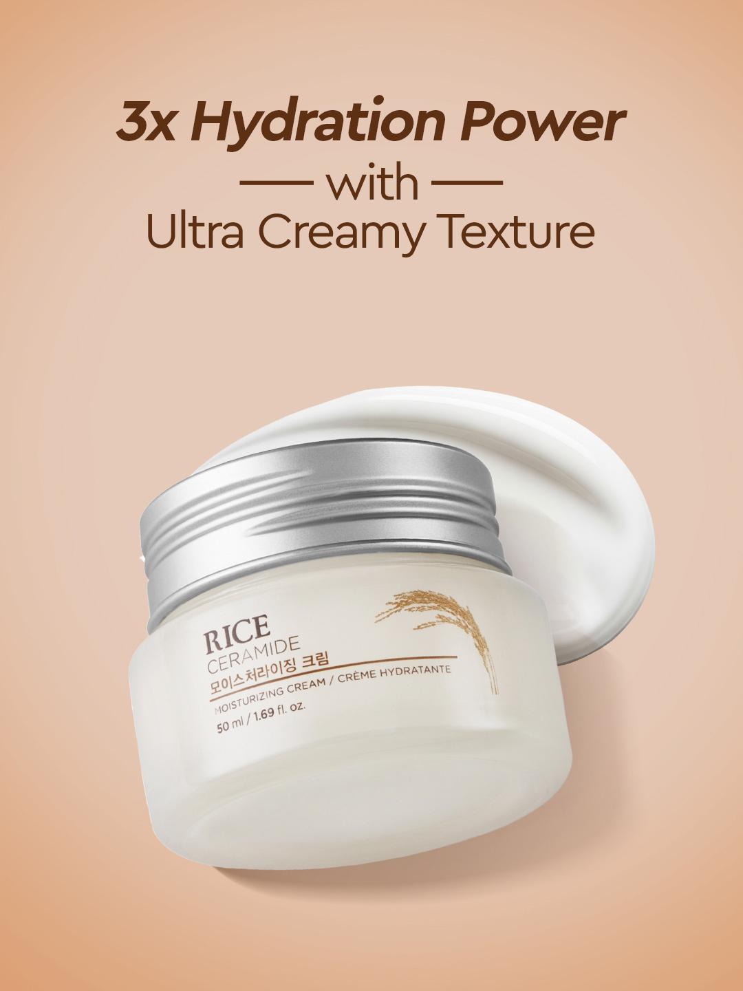 Buy The Face Shop Rice & Ceramide Moisturizing Cream 50ml - Image 1
