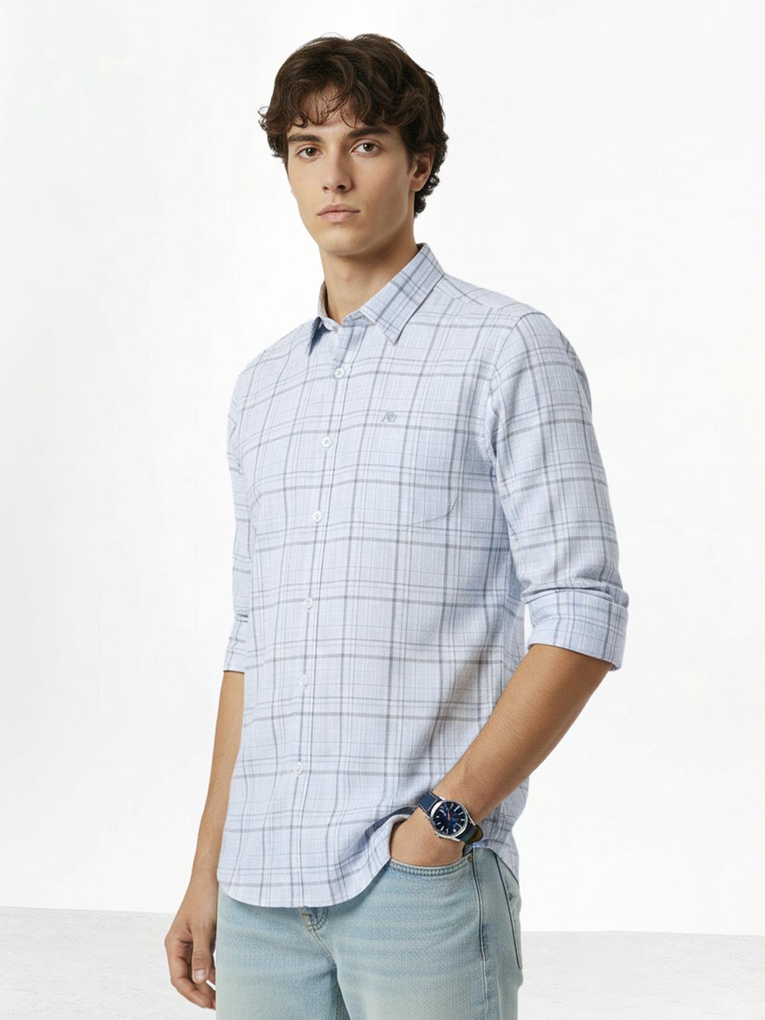 Aeropostale Checked Pure Cotton Casual Shirt - Image 1