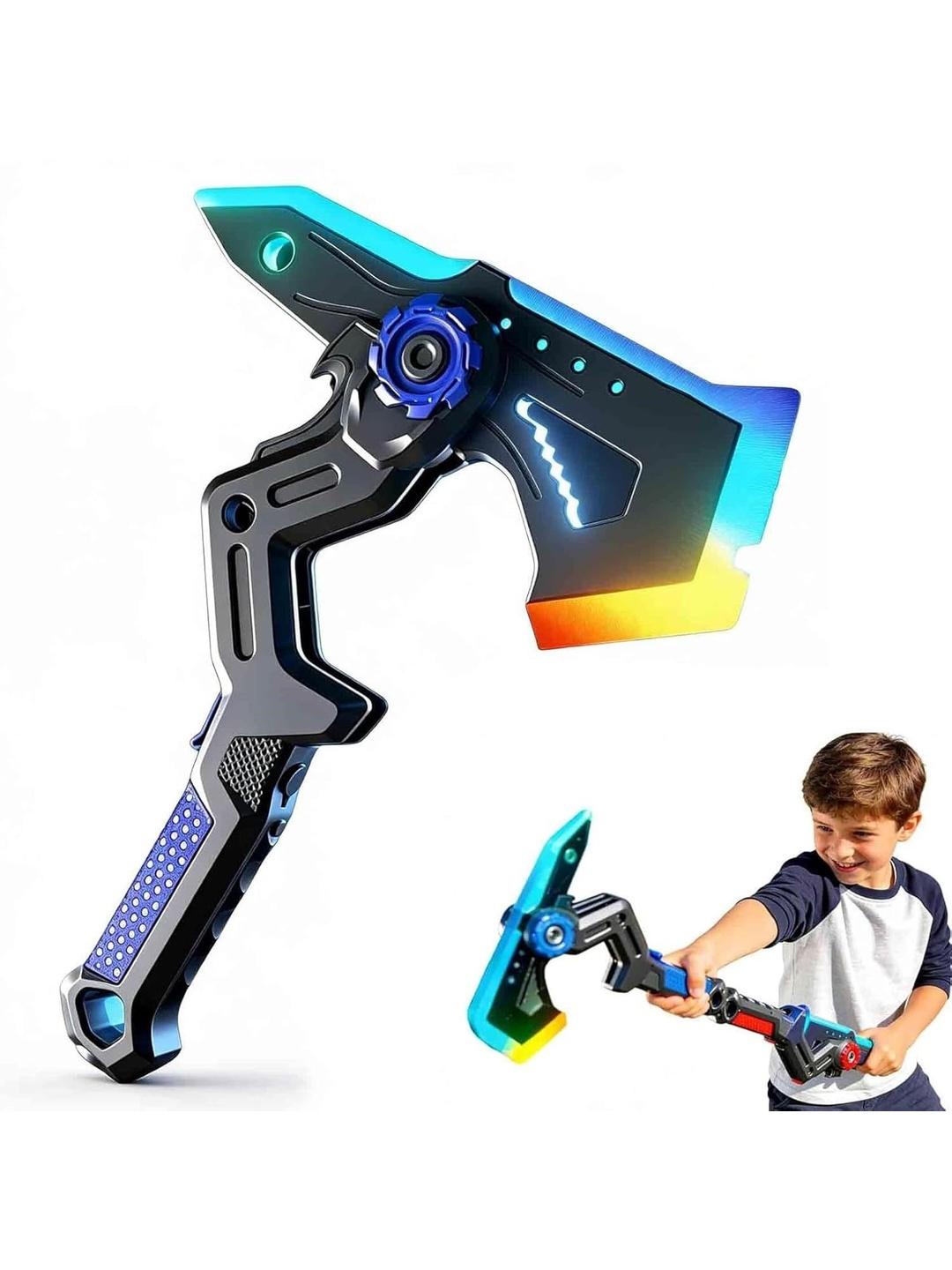 Buy ADKD Plastic Futuristic LED Light Battle Axe Toy - Action