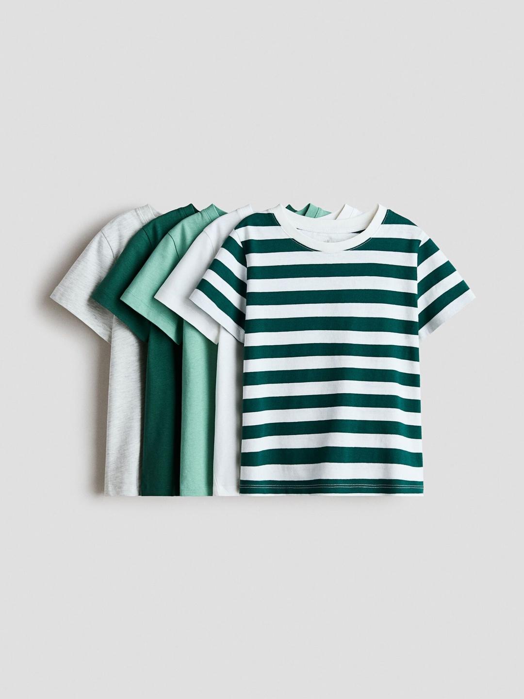H&M 5-pack Cotton T-shirts - Image 1