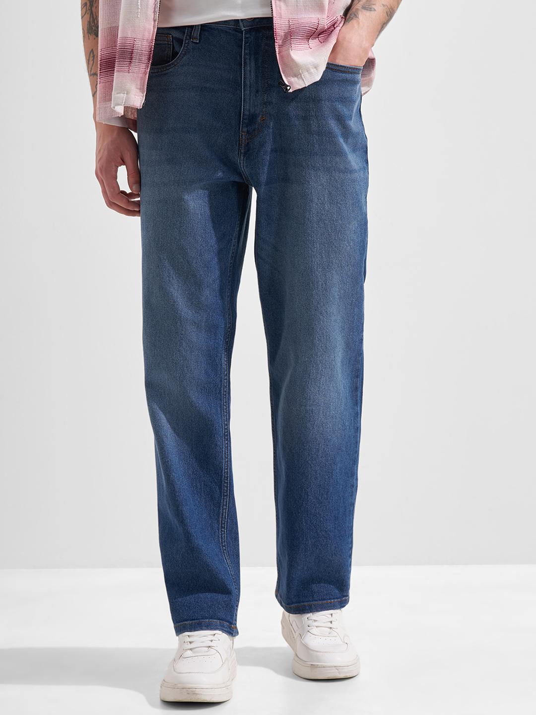 HIGHLANDER Men Blue Relaxed Fit Jeans - Image 1