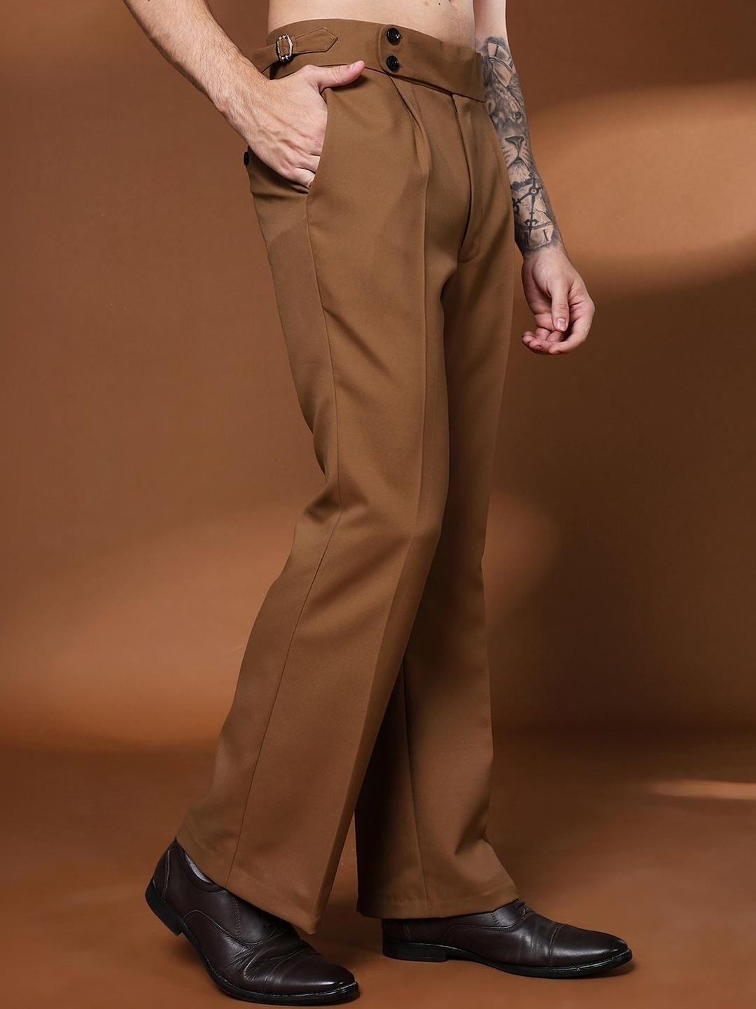 Qlanz Men Italian Pleated Trousers - Image 1