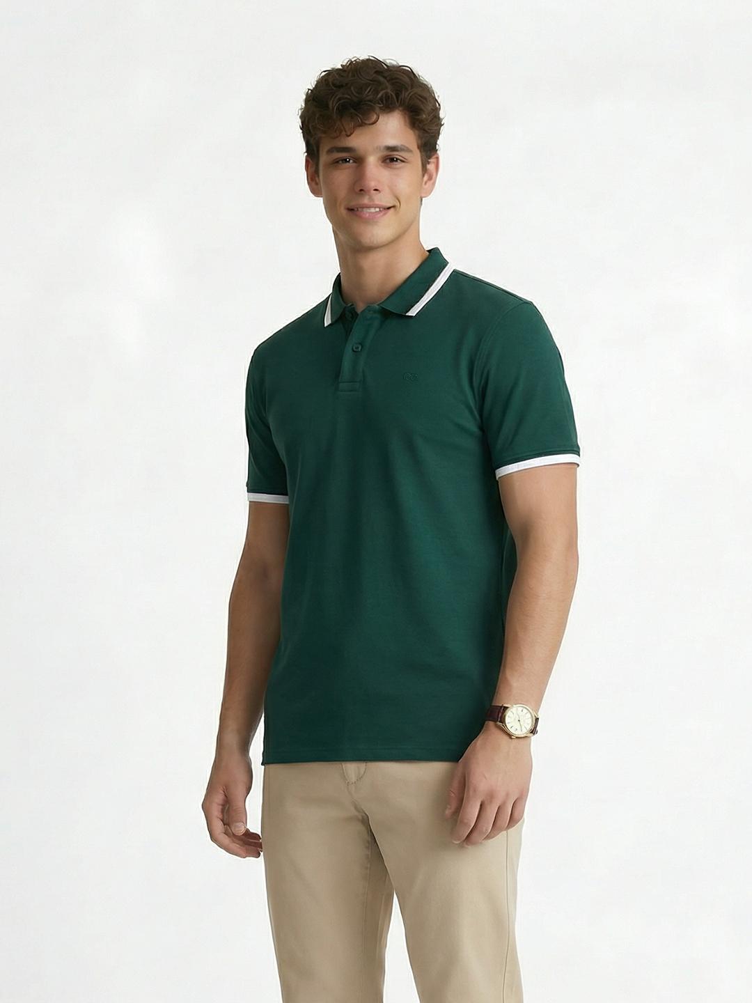 Peter England Polo Collar Casual T-shirt - Image 1