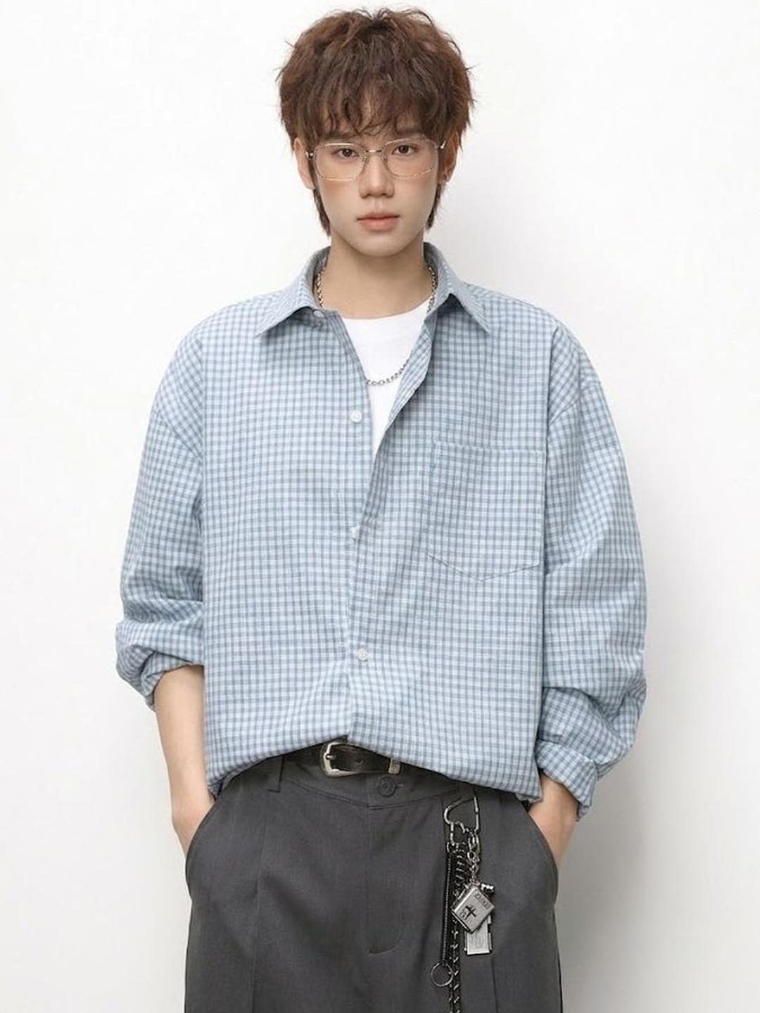 StyleCast x Revolte Men Micro Checks Shirt