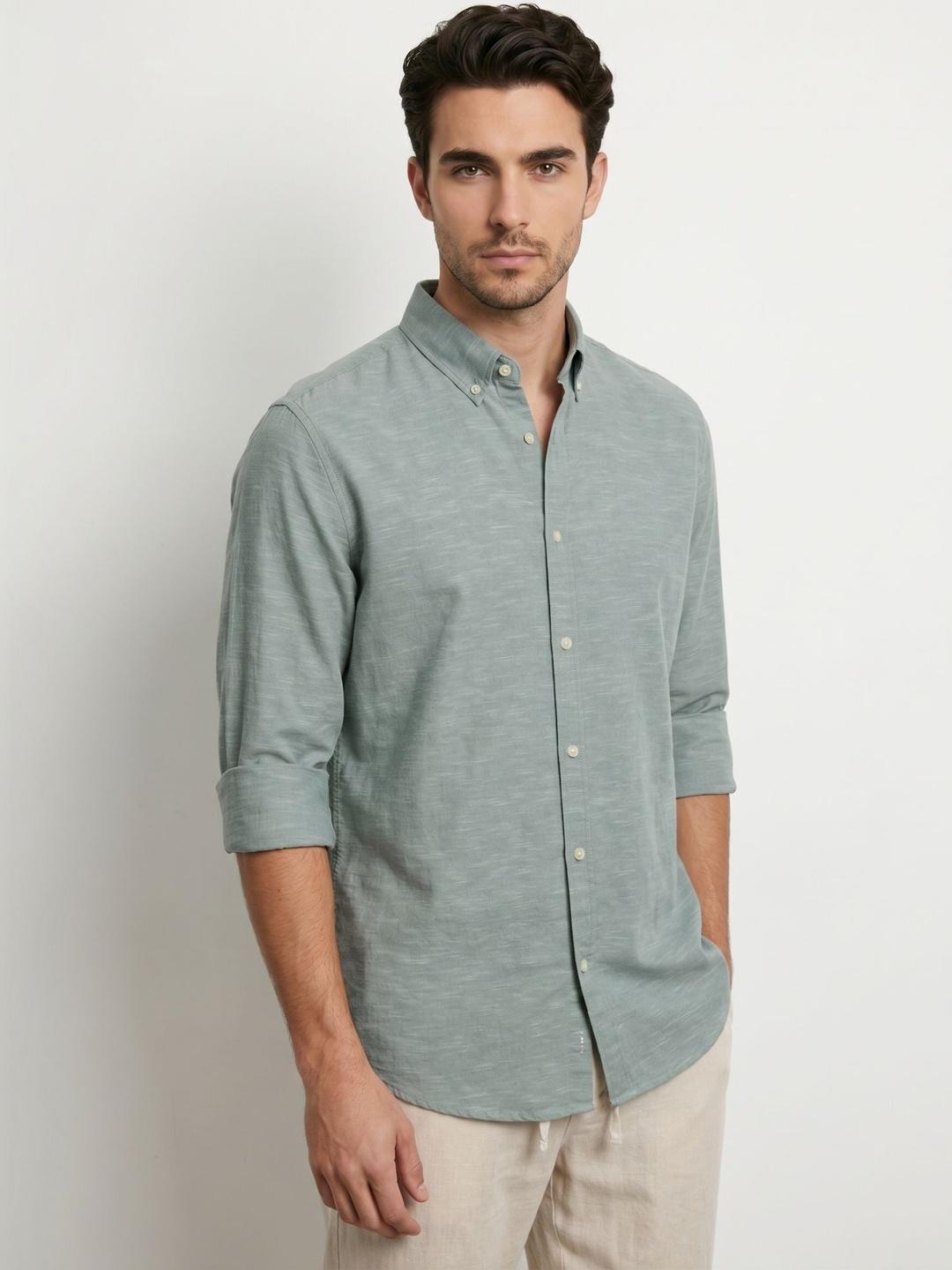 Roadster Linen Button-Down Collar Shirt - Image 1