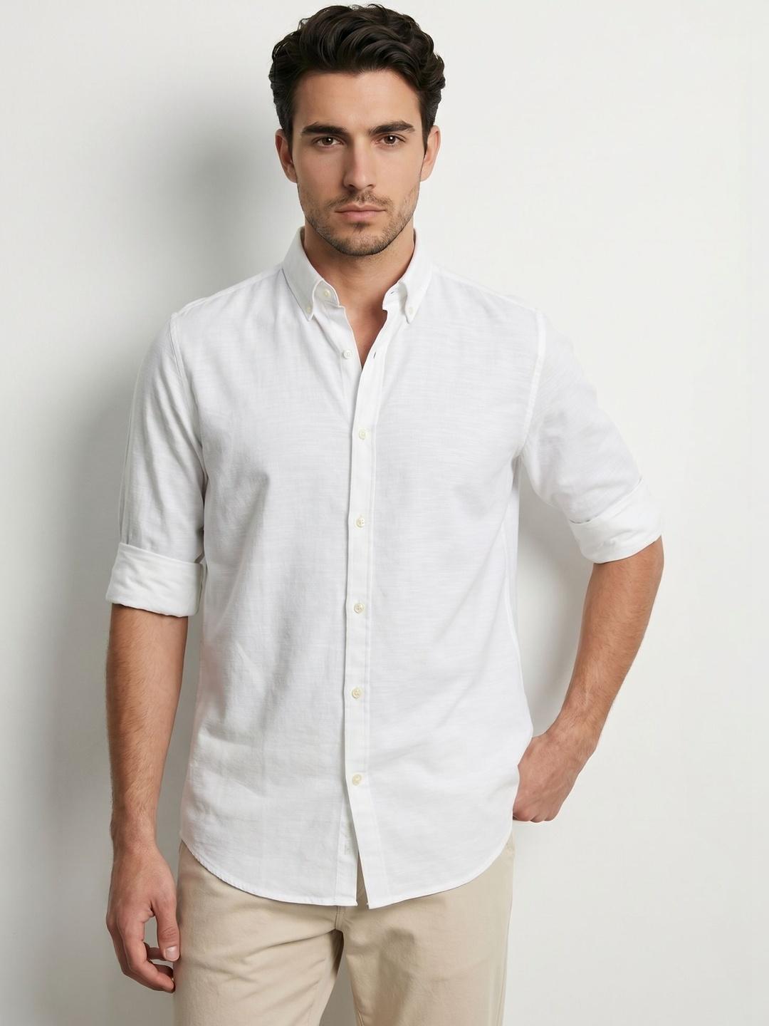 Roadster Linen Button-Down Collar Shirt - Image 1