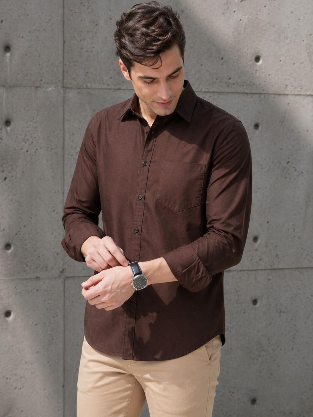 R.Code by The Roadster Life Co. Men Premium Slim Fit Casual Shirt - Image 1