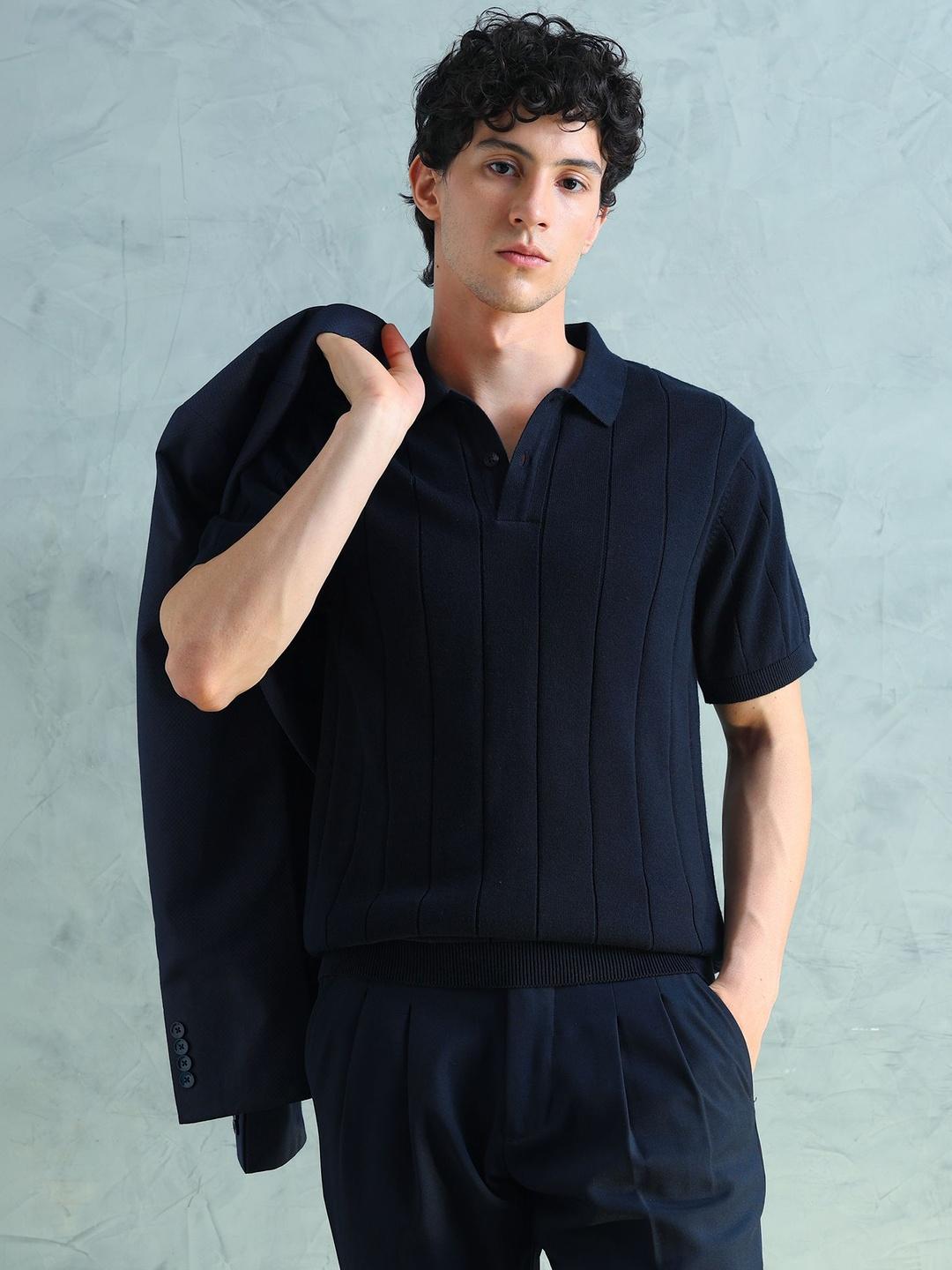Arrow Sport Flat Knit Cotton Polo T-Shirt - Image 1