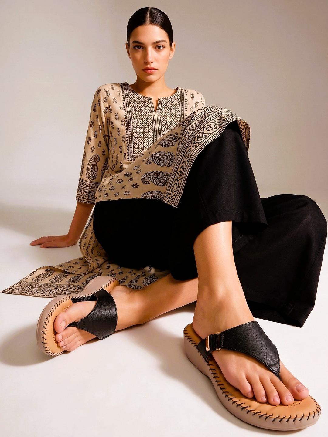 Buy VENDOZ Women Ortholite Suede Comfort Sandals - Sandals for