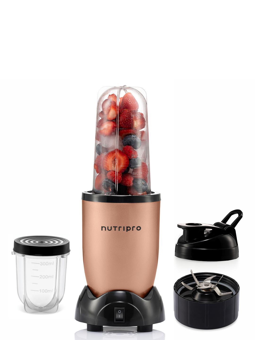 Nutripro Nutri Blender Gold Plastic Powerful Motor 2 Jars Wet and Dry Grinder-500W - Image 1