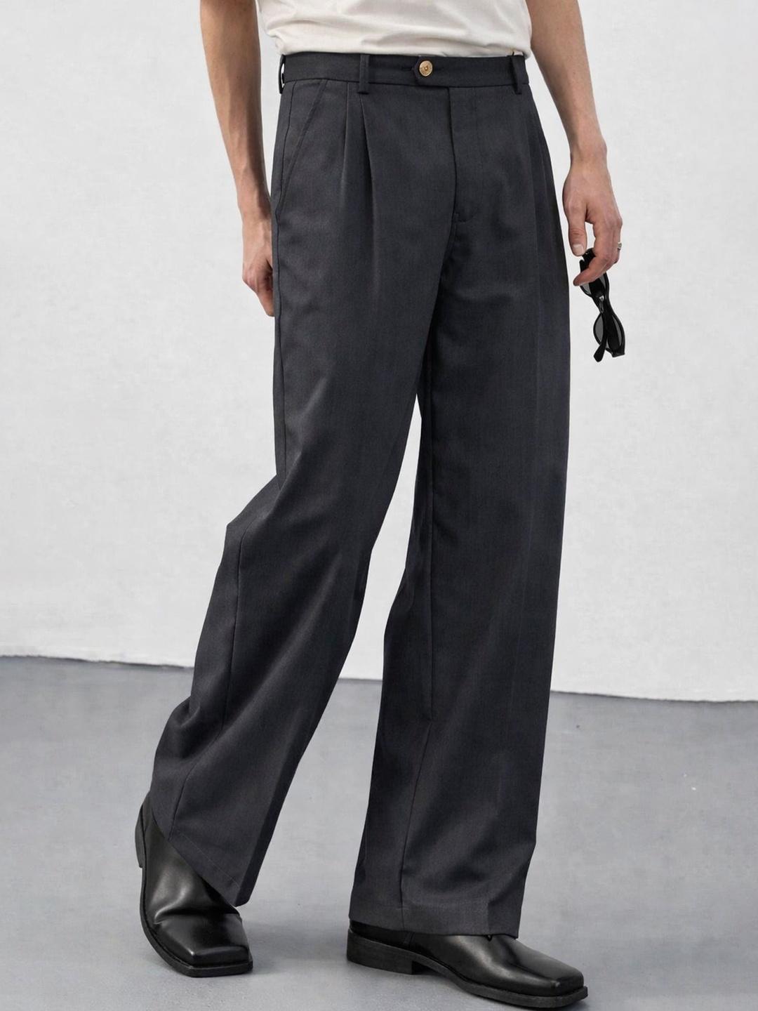 Maniac Men Comfort Pleated Trousers - Image 1