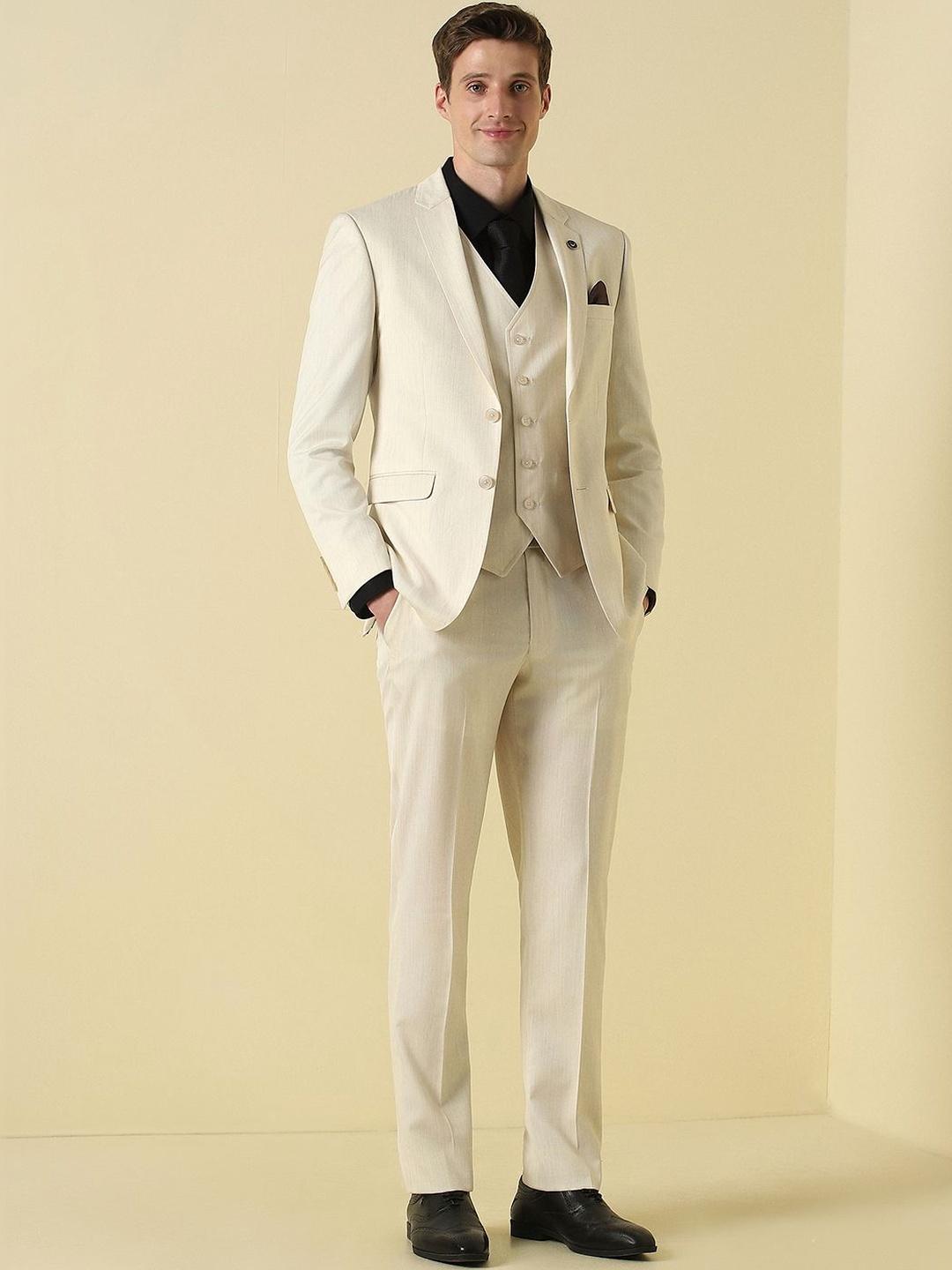 Allen Solly Slim Fit 3 Piece Suit - Image 1