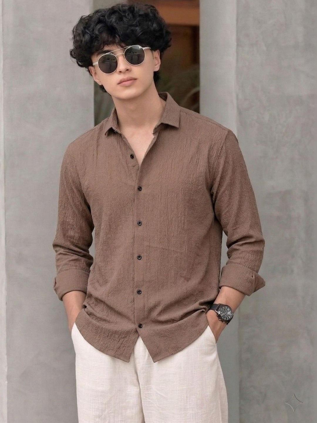 R.Code by The Roadster Life Co. Men Casual Shirt