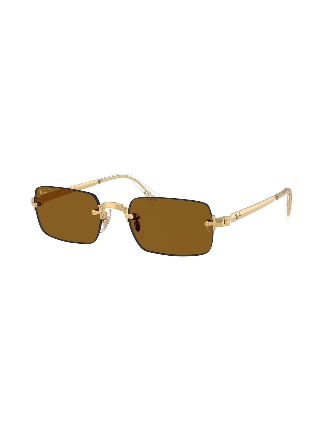 Buy RAY-BAN Unisex Polarized Brown Lens Oval Sunglasses