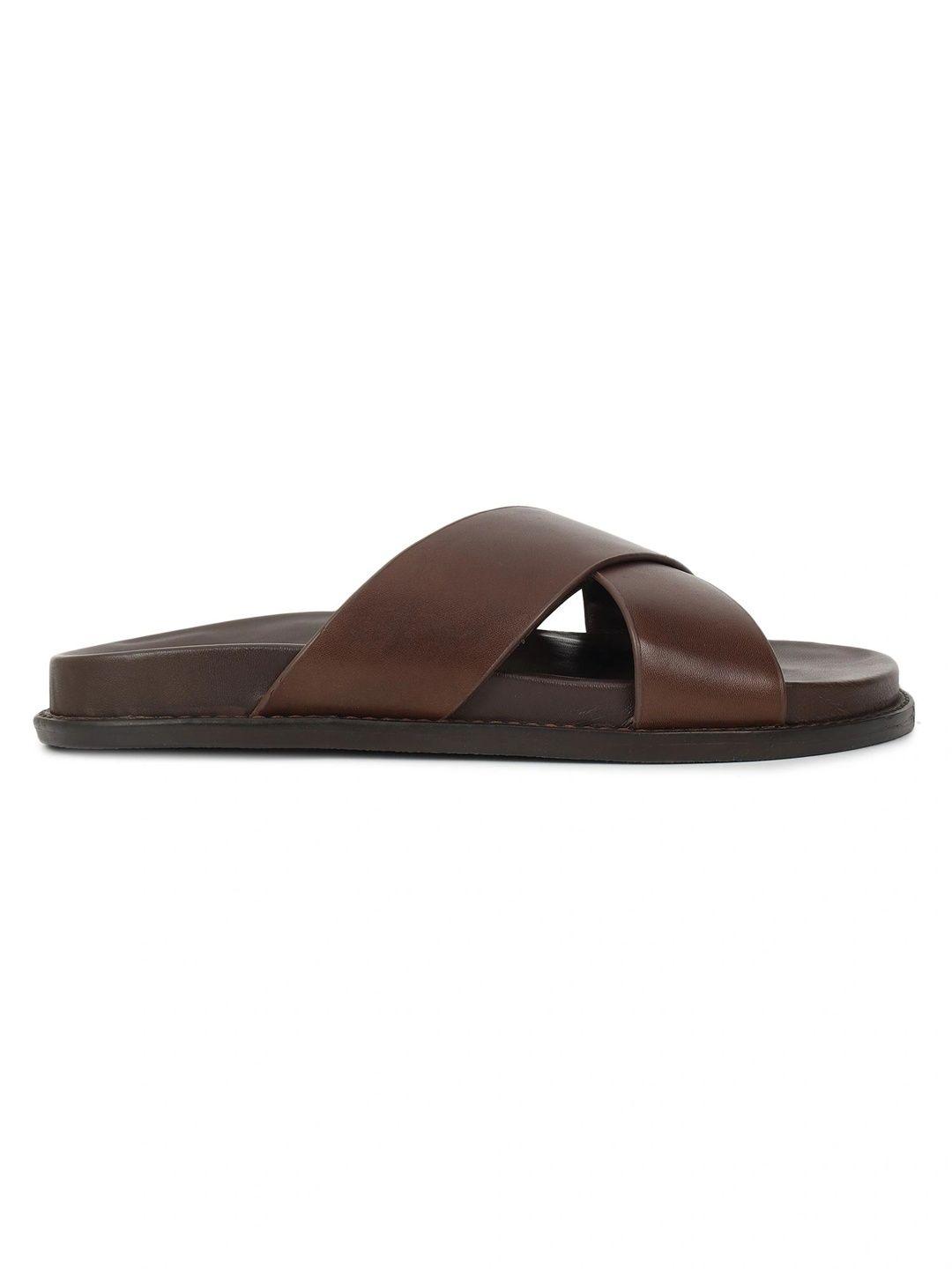 GUESS Men Leather Comfort Sandals - Image 1