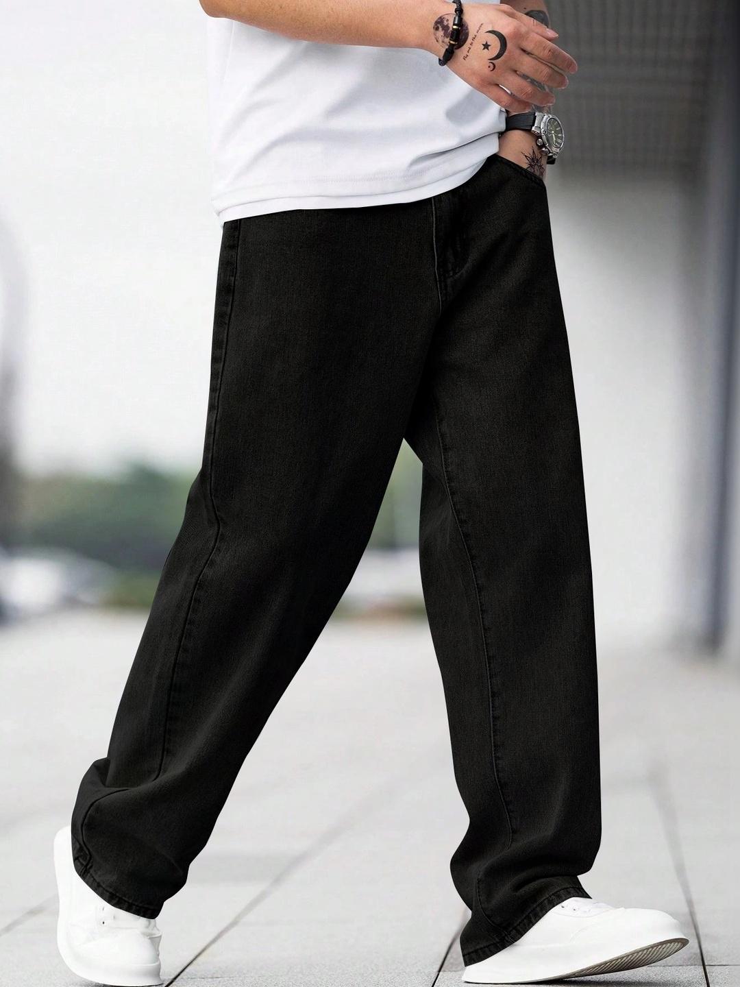 Classic Torch Men Loose Relaxed Fit Mid-Rise Jeans - Image 1