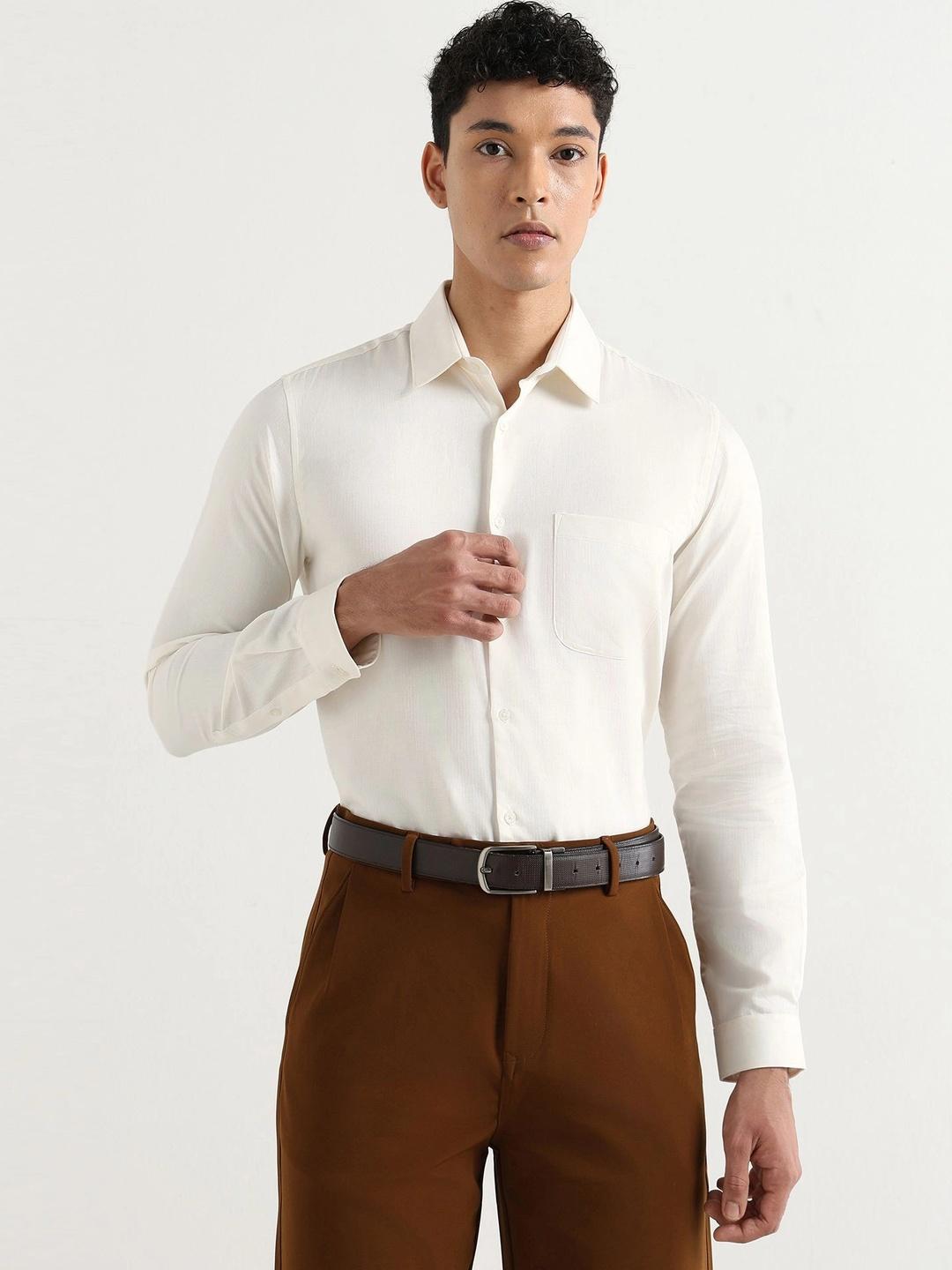 SUBTRACT Men Comfort Formal Shirt