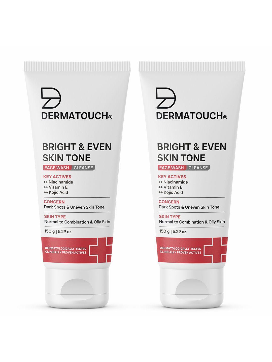 Dermatouch Bright & Even Tone Face Wash - 2 x 150g Pack of 2 - Image 1