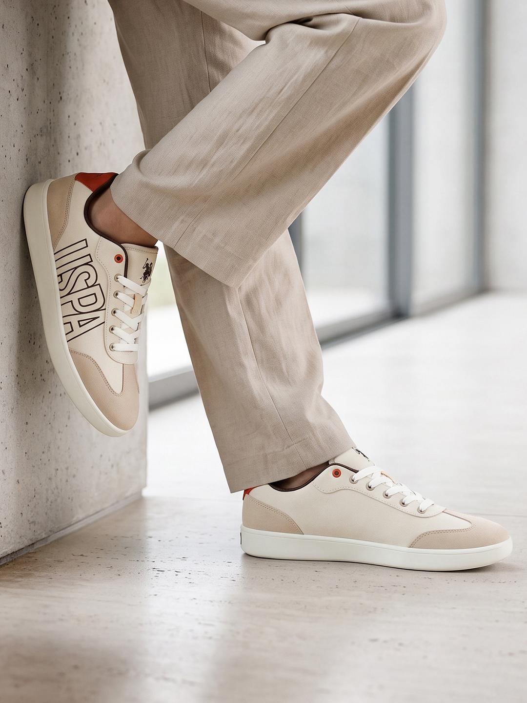 U.S. Polo Assn. Men Brand Logo Printed Sneakers - Image 1