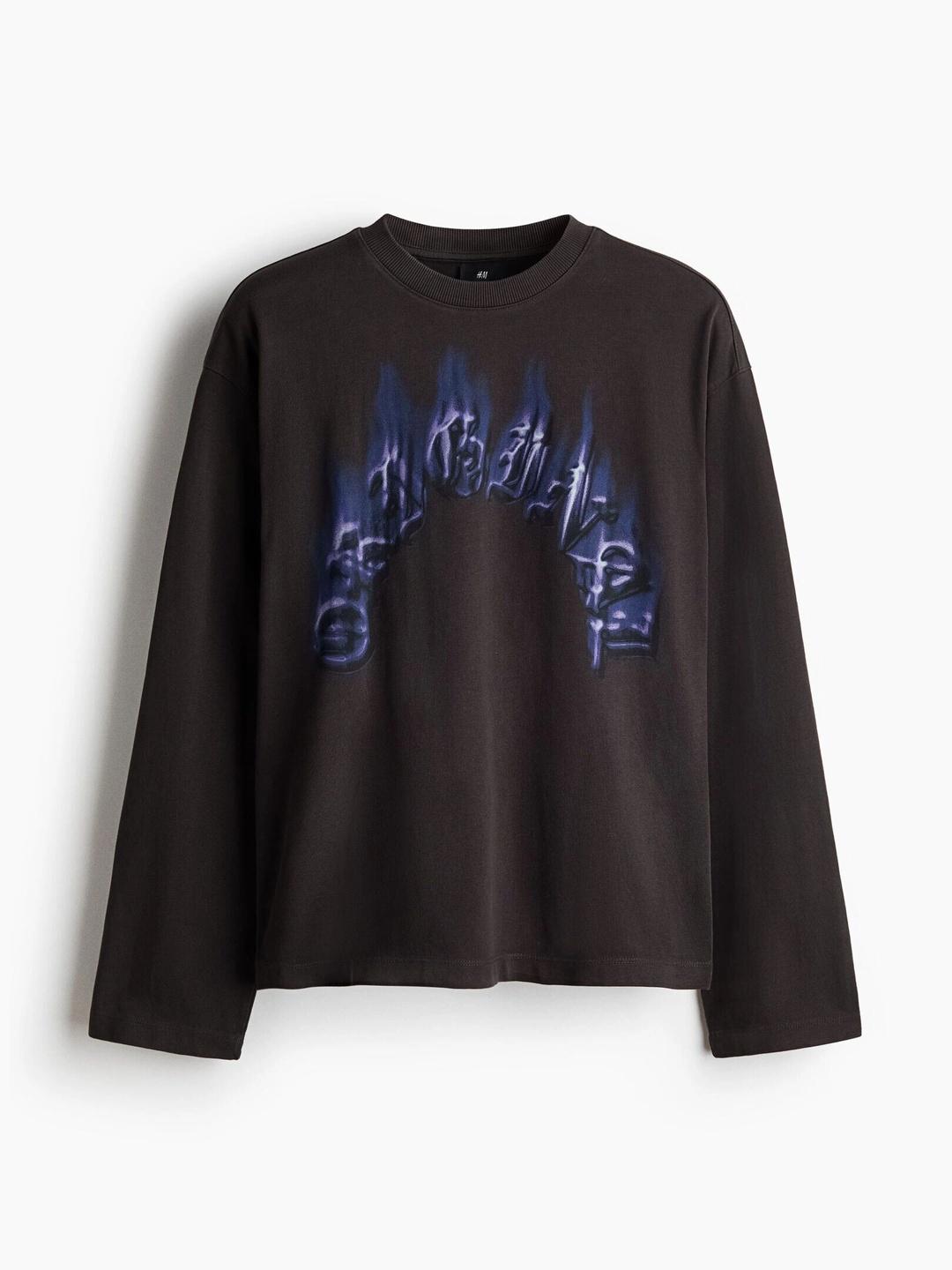H&M Men Printed T-shirt - Image 1