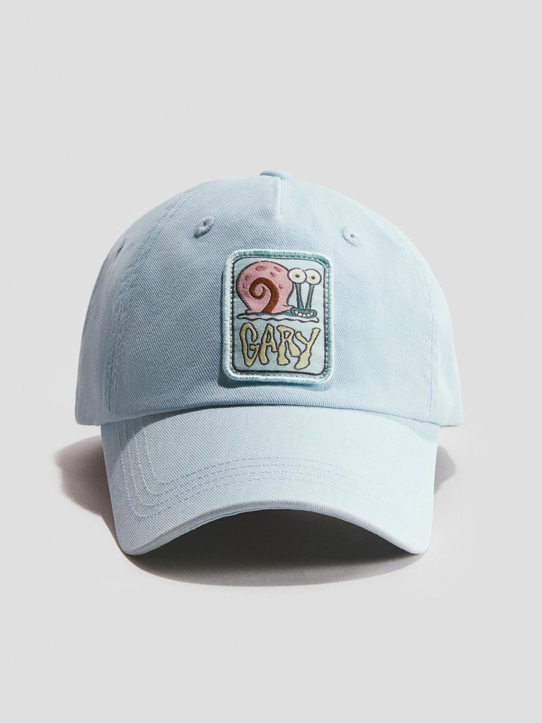 H&M Embroidered-motif Cotton Twill Cap