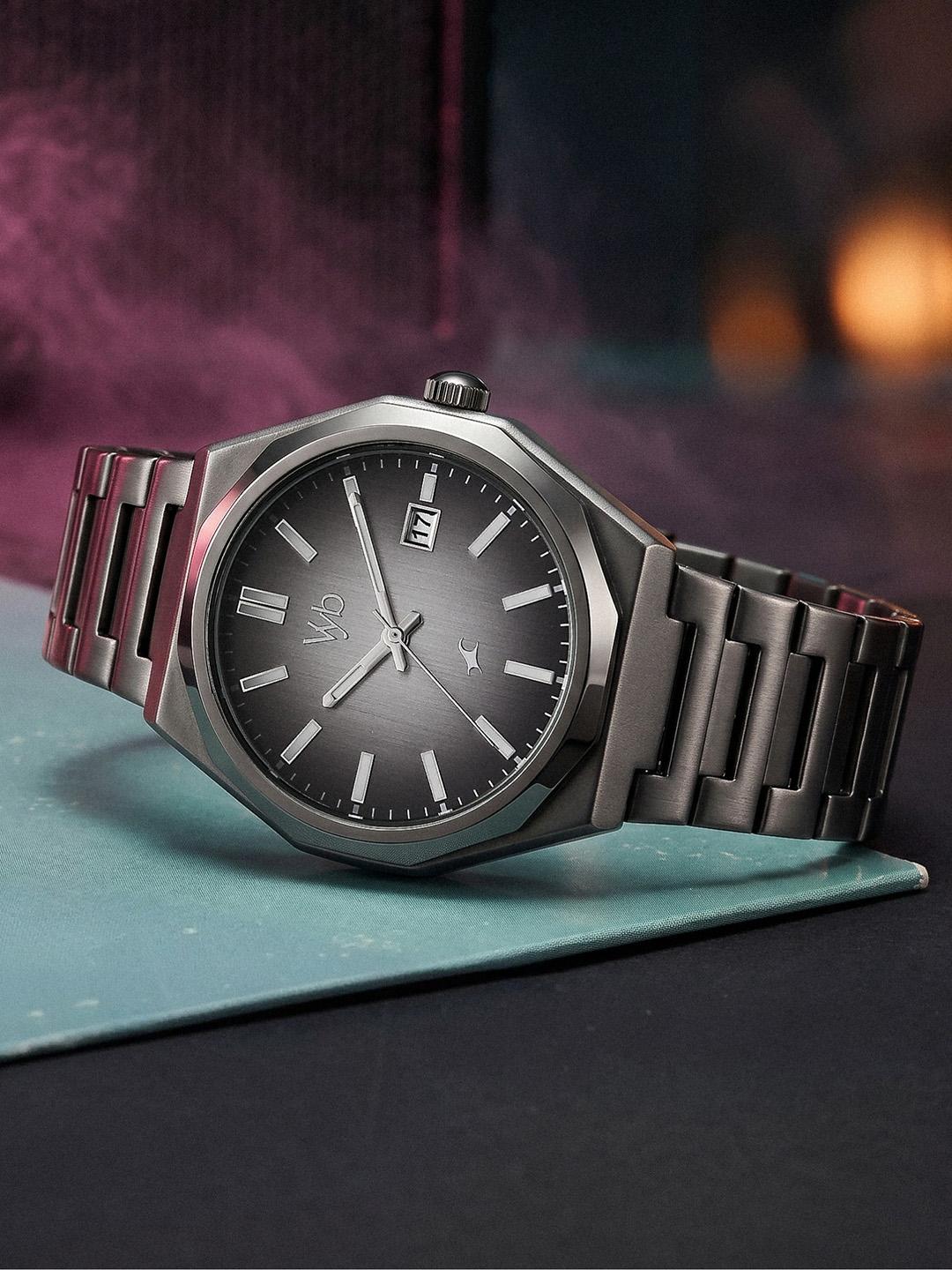 Fastrack Men Vyb Orion Quartz Grey Dial Watch - Image 1
