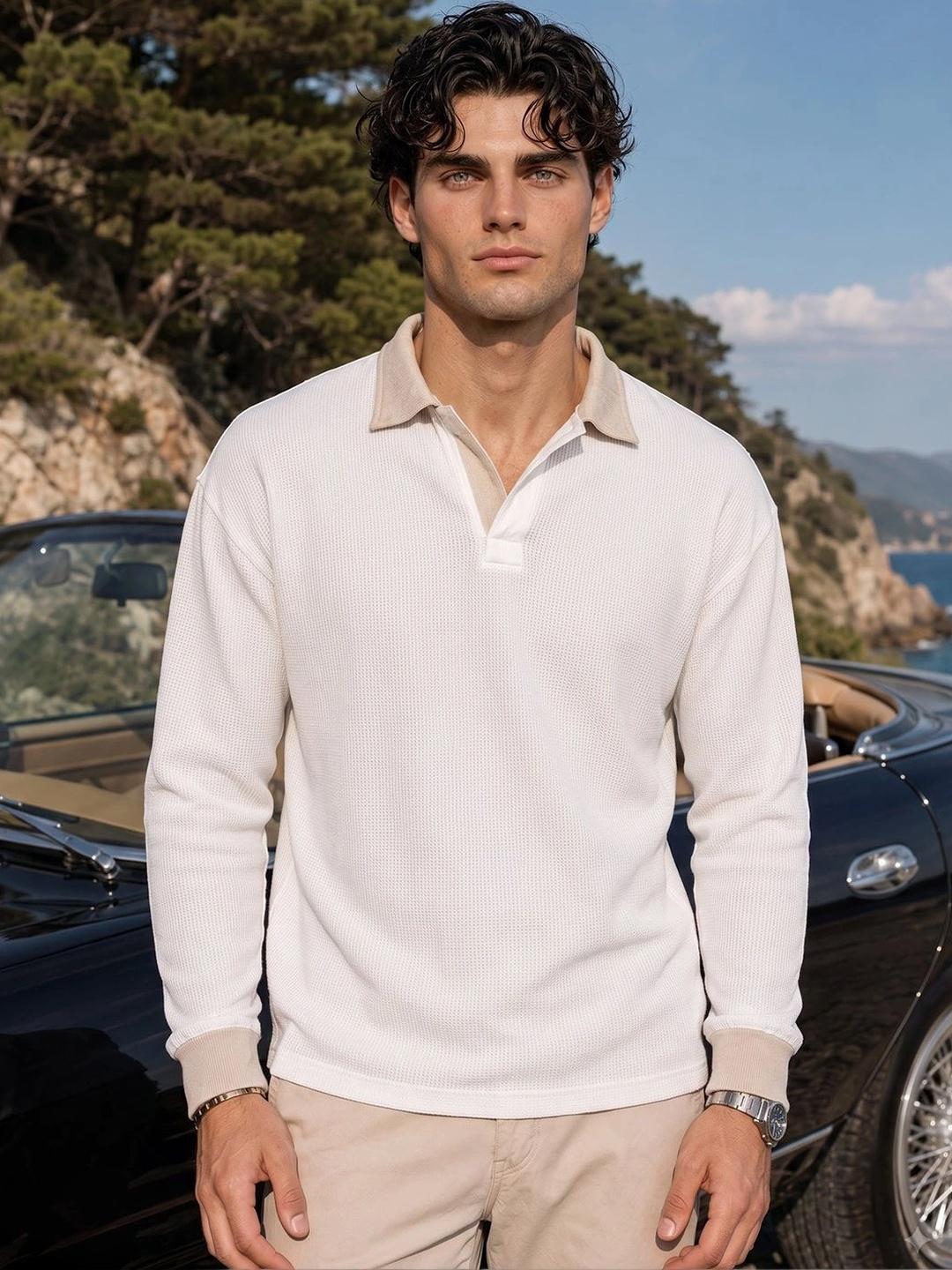 FBAR Men Polo Collar T-shirt