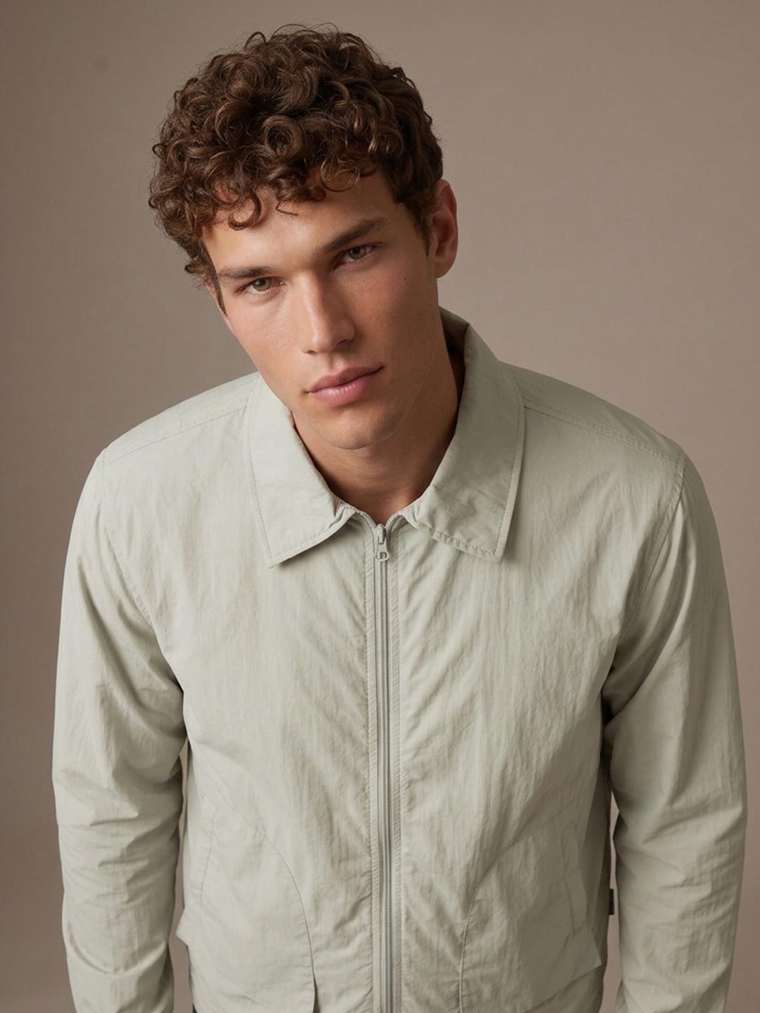 glitchez Relaxed Fit Windcheater Tailored Jacket - Image 1