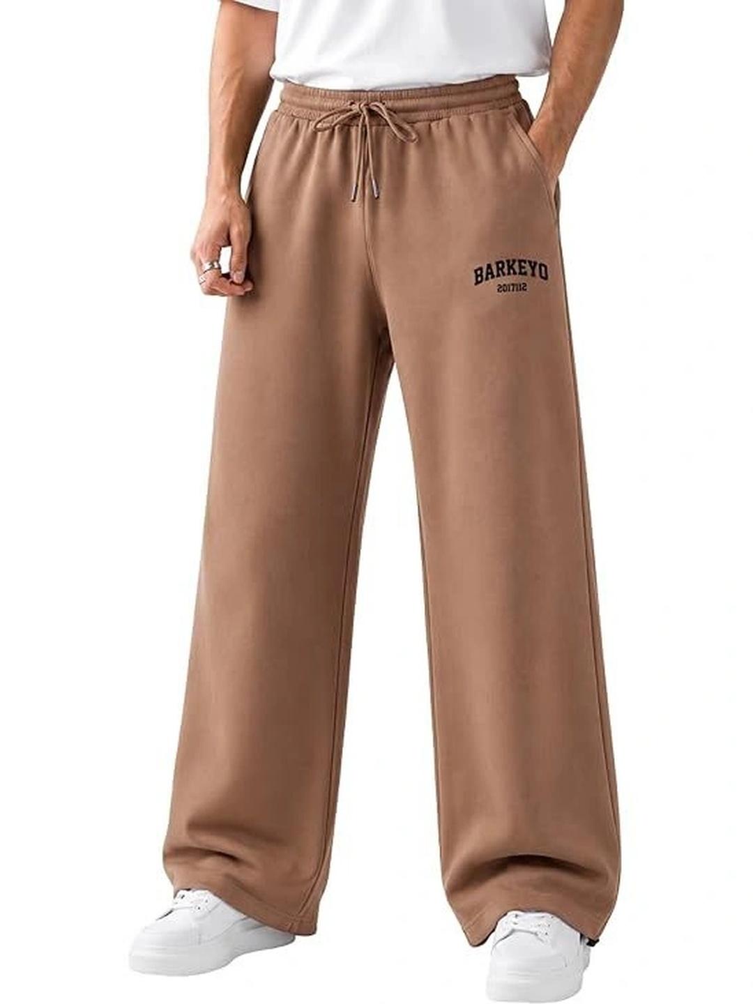 Barkeyo Men Baggy Training Track Pants