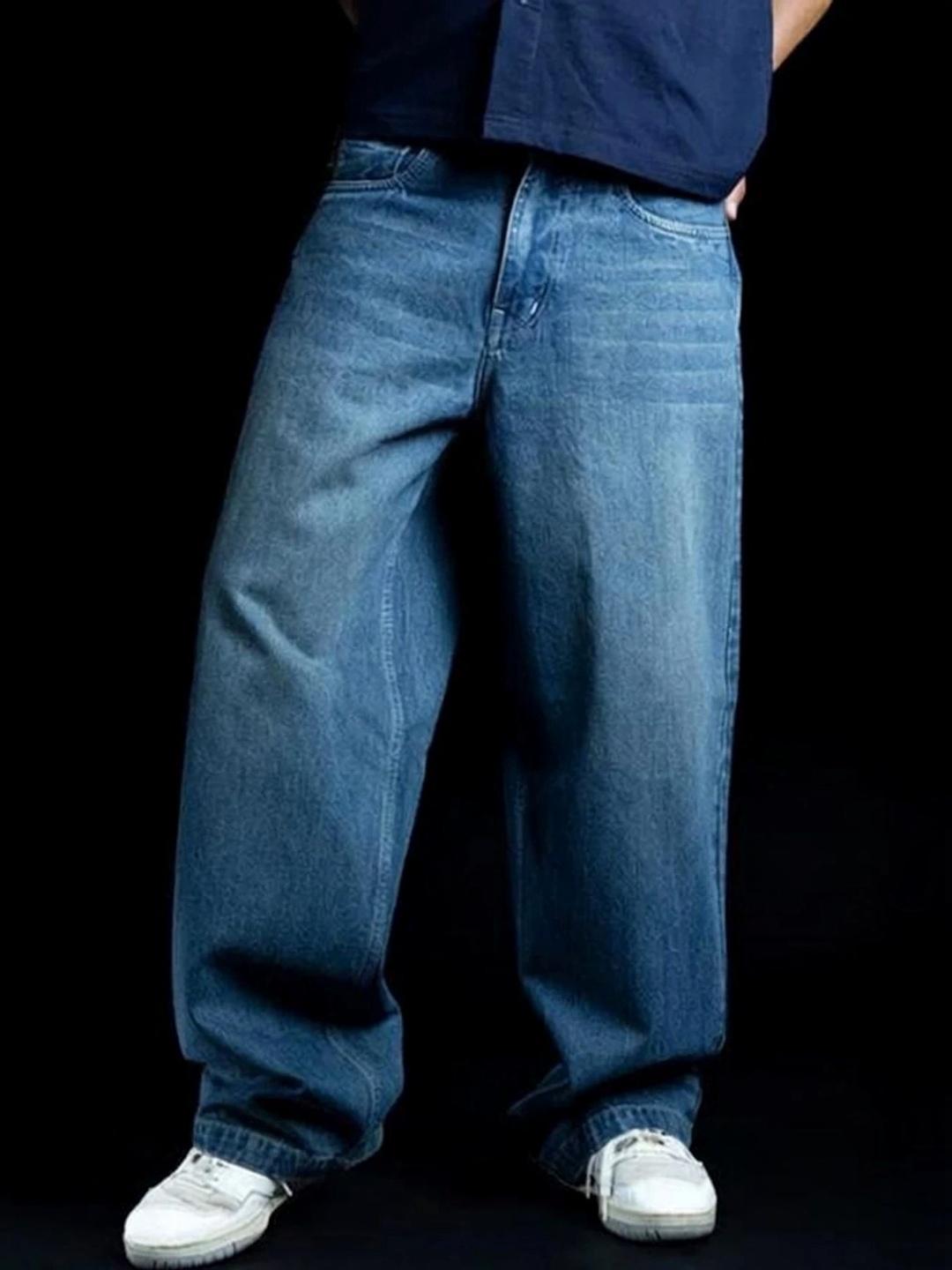 BREXX Men Regular Fit Mid-Rise Low Distress Stretchable Jeans - Image 1